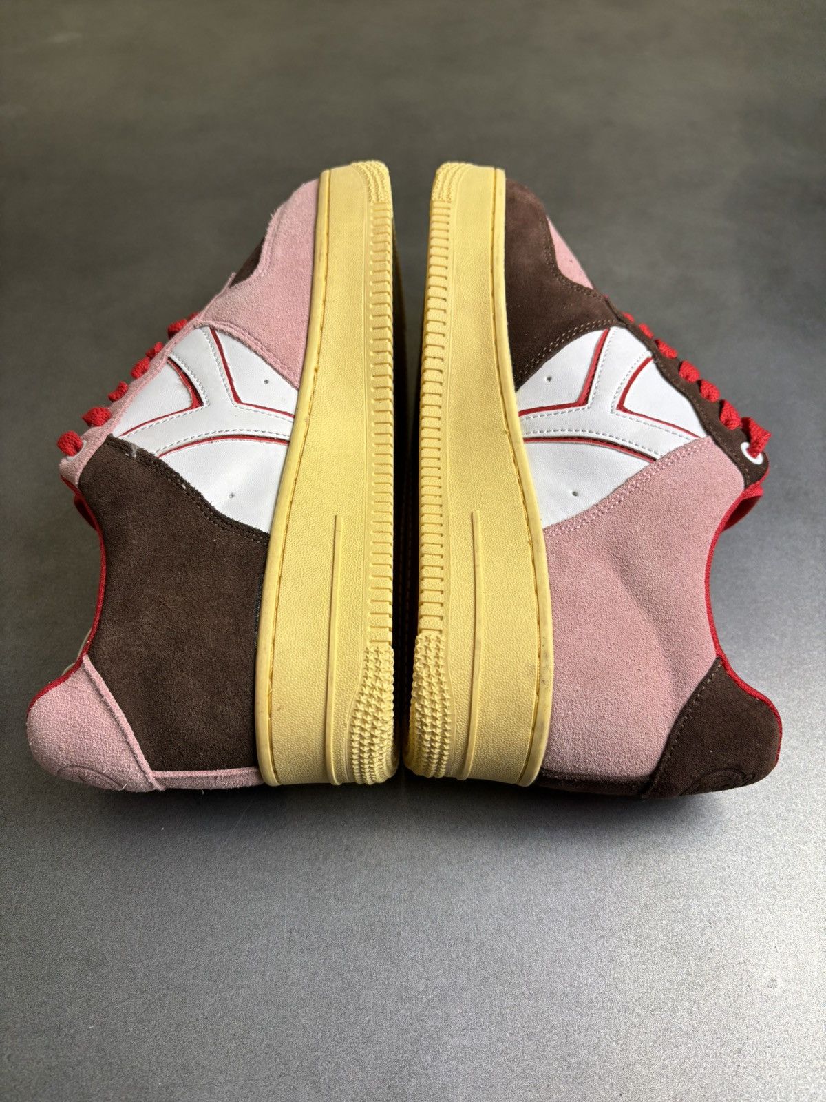 Avirex × Pelle Pelle × Vintage Soulja Boy YUMS Banana Split AF1 Sneakers Dropout Rap Shoes Size US 7.5 / IT 37.5 - 11 Thumbnail