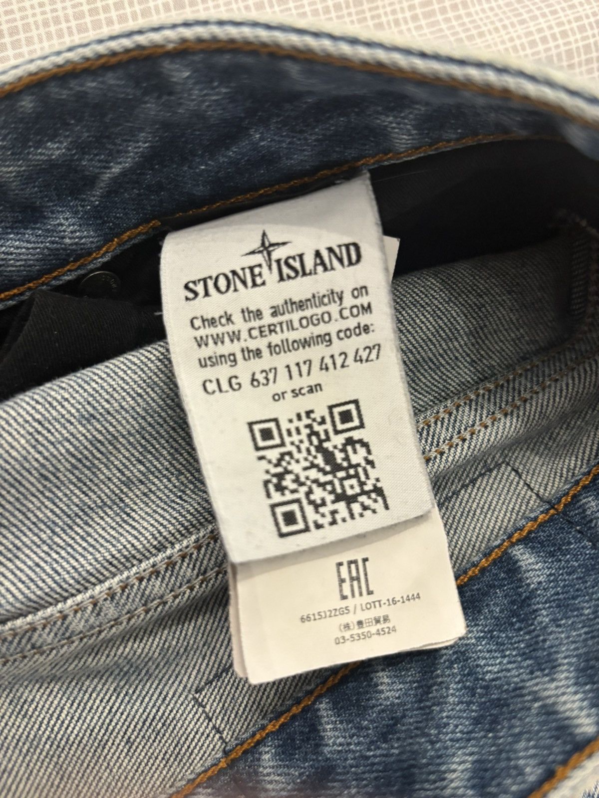 Stone Island Stone Island Badge Jeans Size US 33 - 9 Thumbnail
