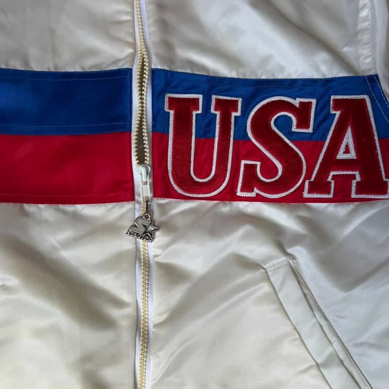 Vintage 1984 Starter Team USA Summer Olympics Jacket Size US M / EU 48-50 / 2 - 2 Thumbnail