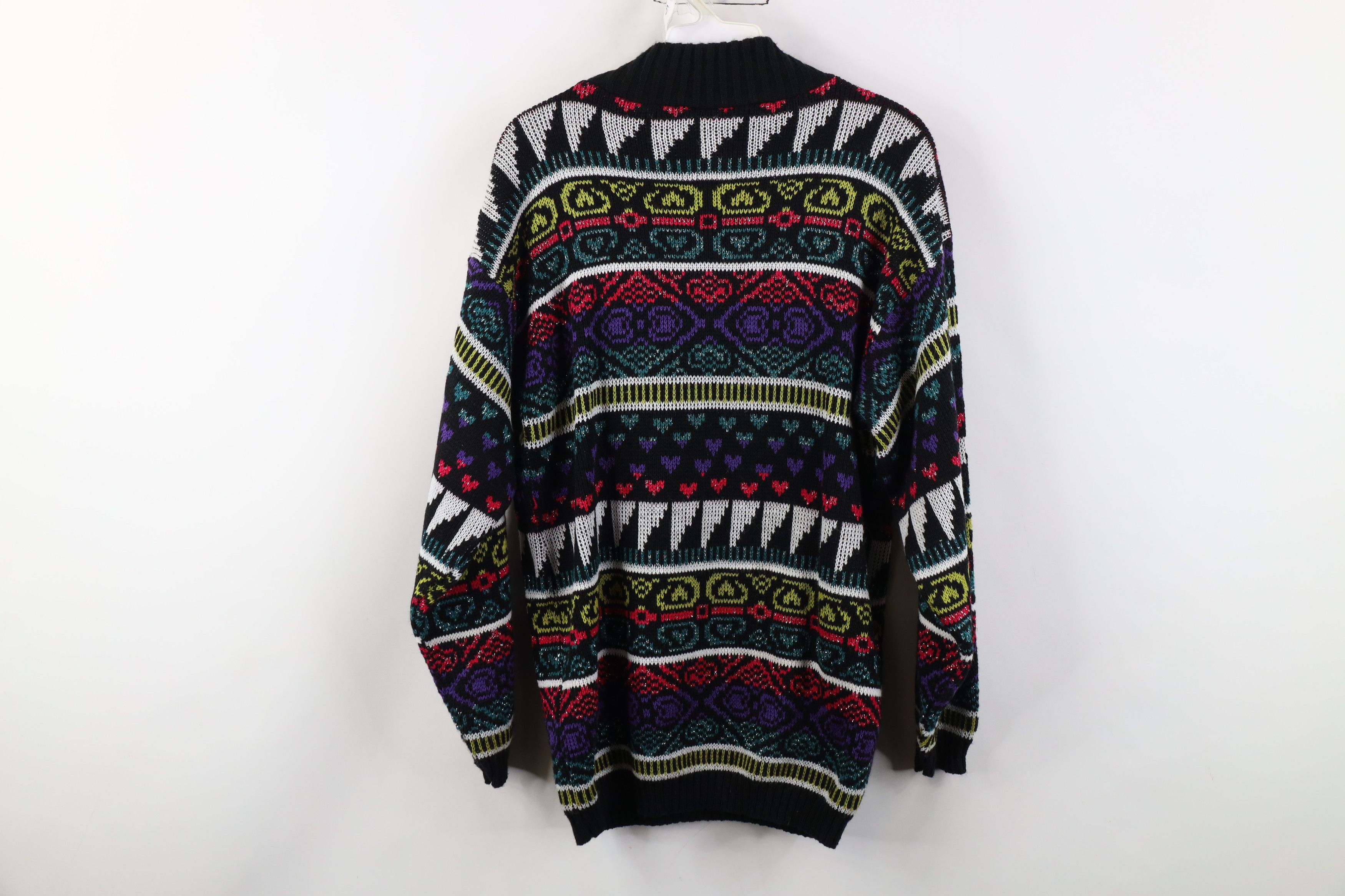 Vintage Vintage 90s Fairy Kei Kawaii Heart Mock Neck Sweater Size M / US 6-8 / IT 42-44 - 10 Thumbnail
