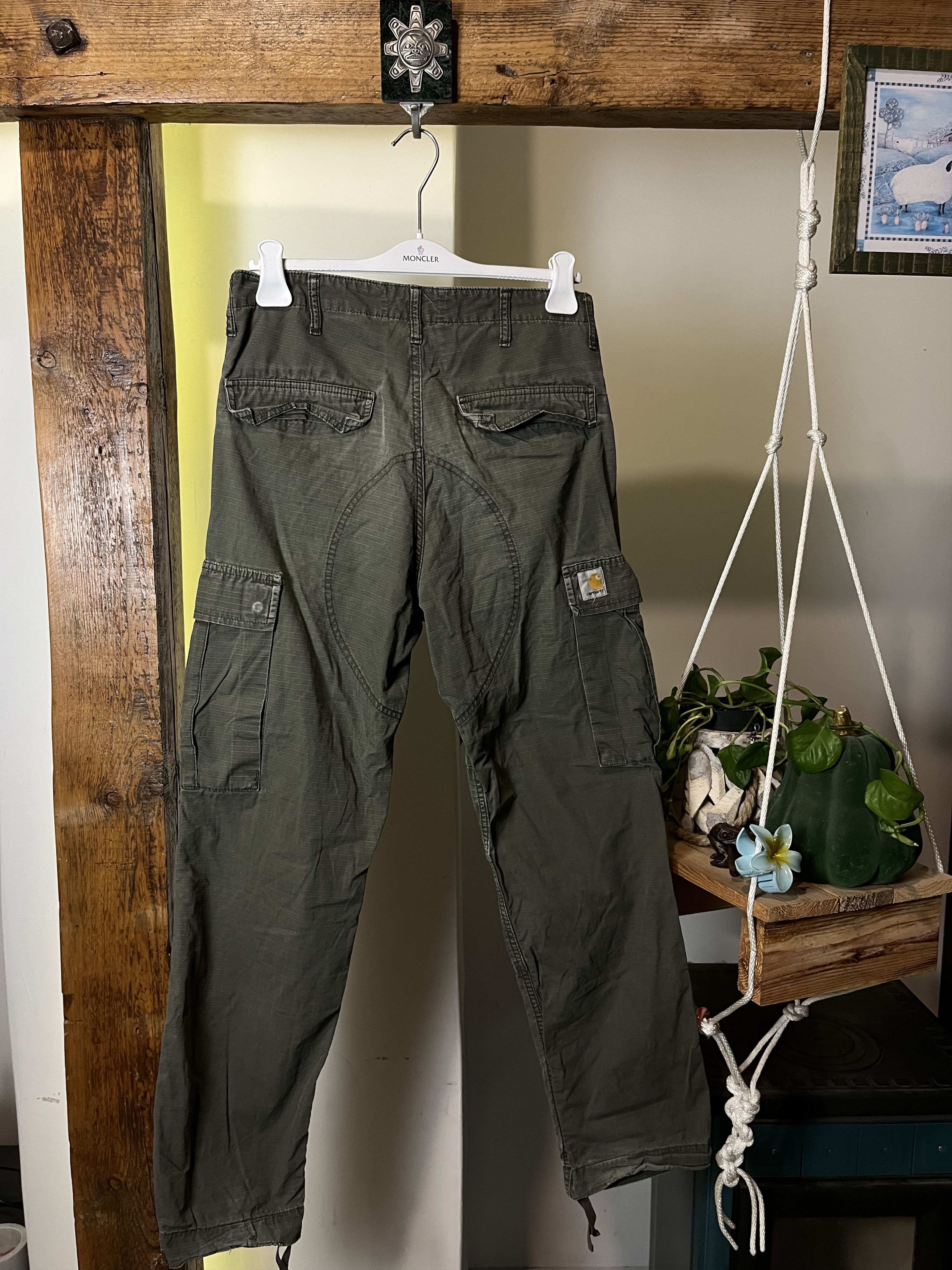 Carhartt × Vintage Vintage Carhartt Double Knee Cargo Pants 33x32 Size US 31 - 1 Thumbnail
