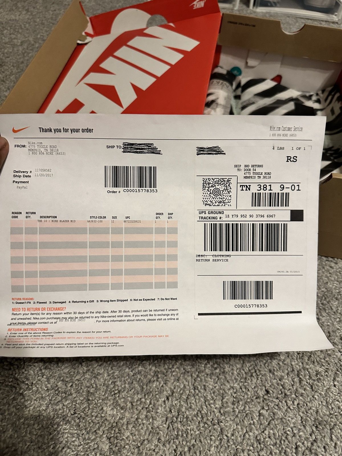 Nike × Off-White Nike off white the 10 blazer mid Size US 12 / EU 45 - 13 Thumbnail