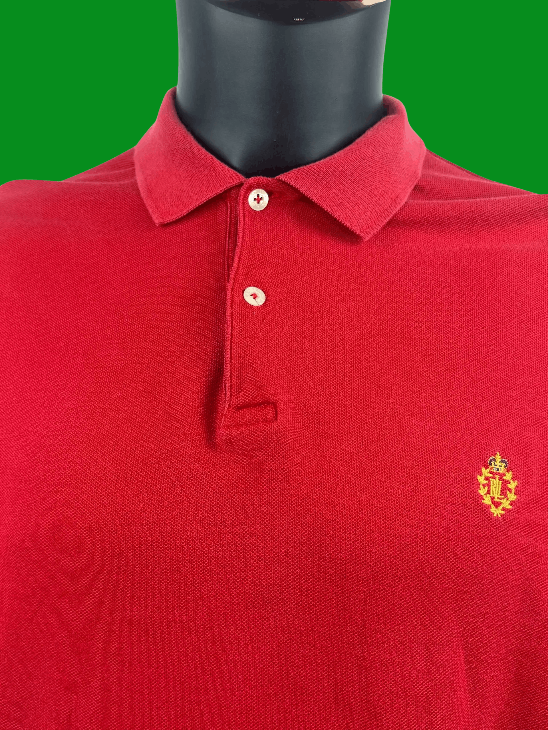 Polo Ralph Lauren VTG Chaps Ralph Lauren Green Tag Crest Logo Polo Shirt Size US M / EU 48-50 / 2 - 4 Thumbnail