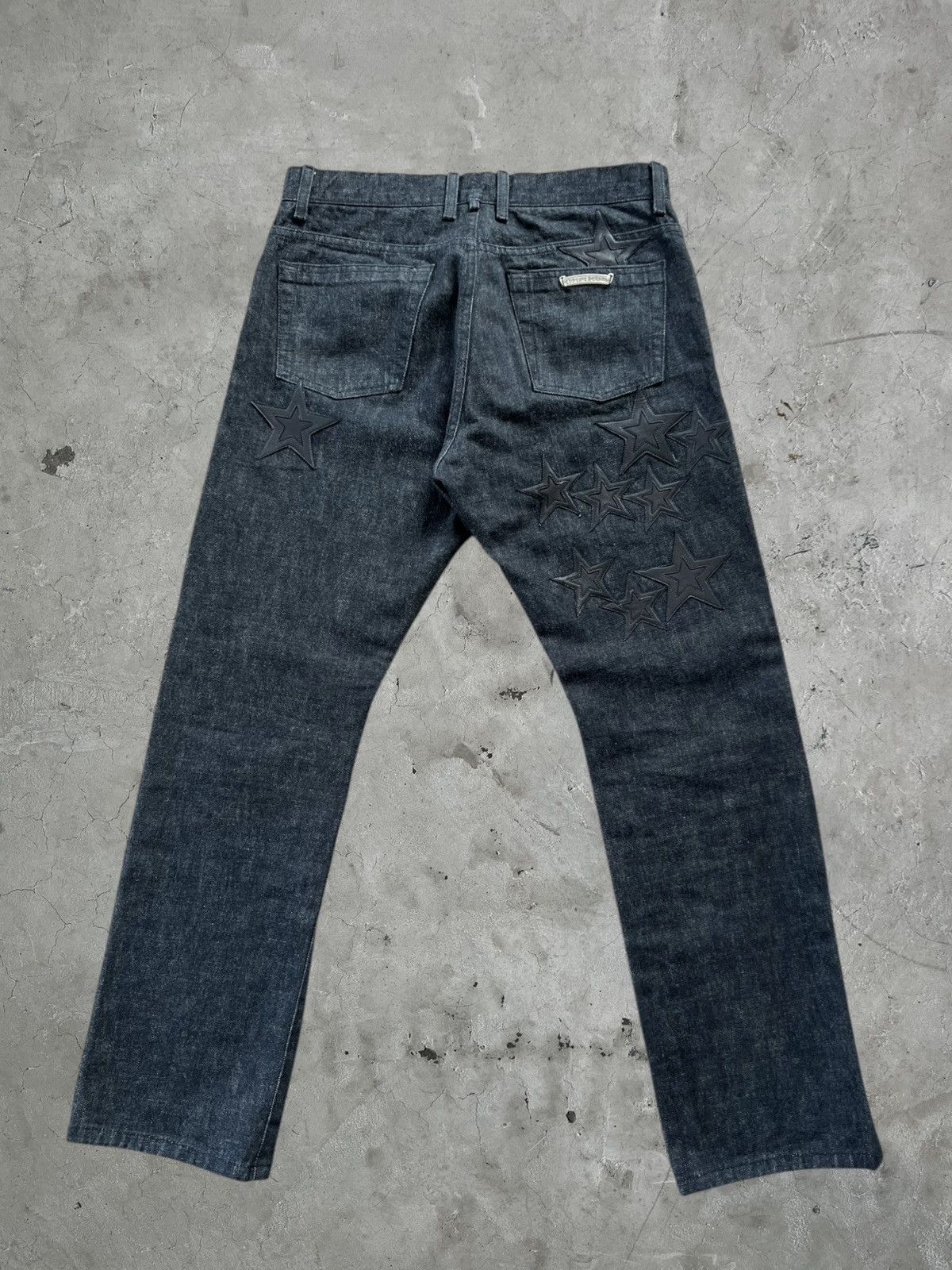 Chrome Hearts Chrome Hearts Star Patch Denim Jeans Size US 33 - 2 Thumbnail