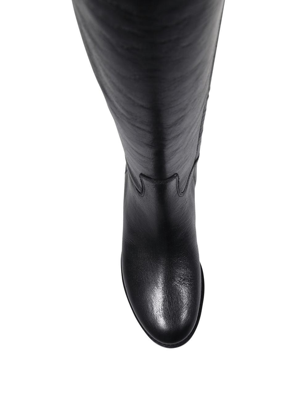 Tory Burch o1s22i1n1024 T Lock Riding Boots in Black Size US 10 / IT 40 - 4 Thumbnail