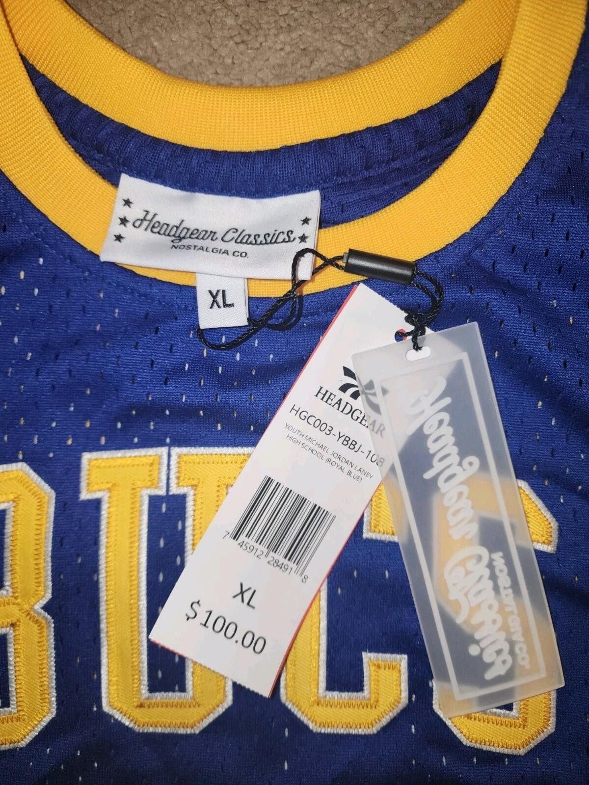 Other Headgear Classics Michael Jordan High School Jersey (041) Size US XL / EU 56 / 4 - 3 Thumbnail