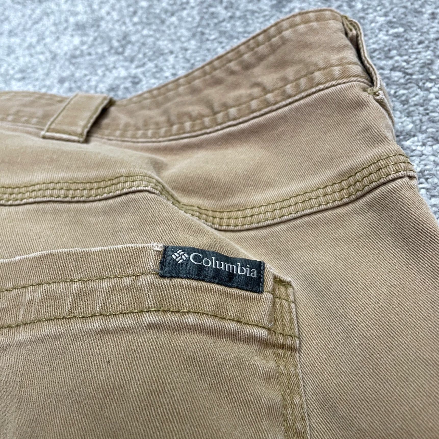 Vintage Columbia Regular Fit Carpenter Pants Men 42W 30L Brown Straight Leg Cotton Size US 42 / EU 58 - 5 Thumbnail