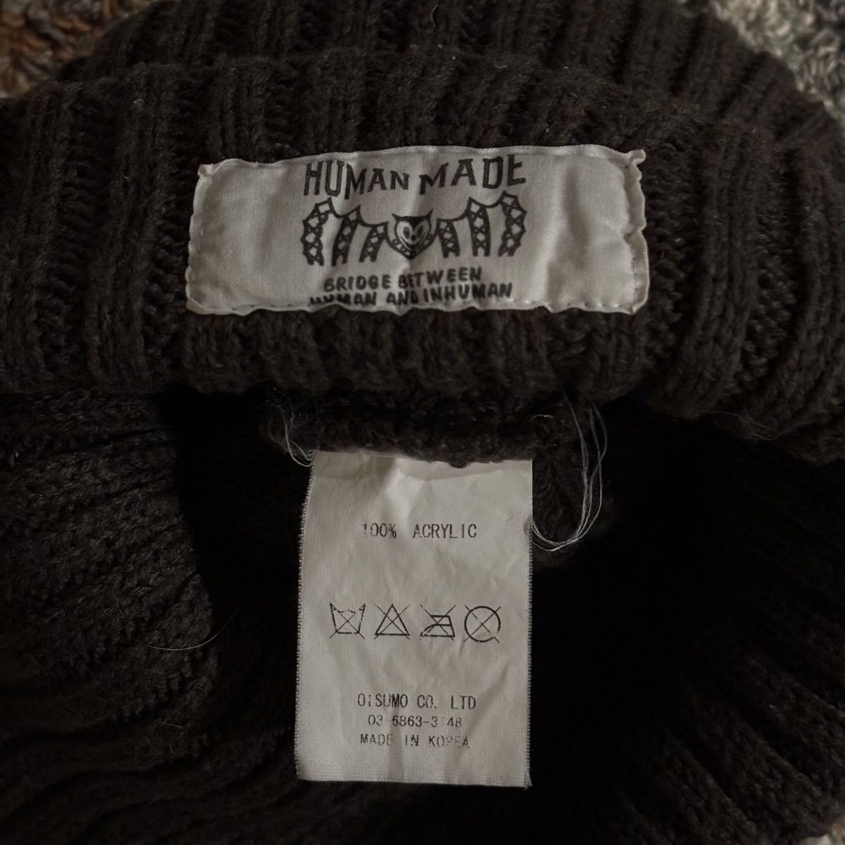 Human Made logo patch classic beanie acrylic ribbed knit Nigo Size ONE SIZE - 3 Thumbnail