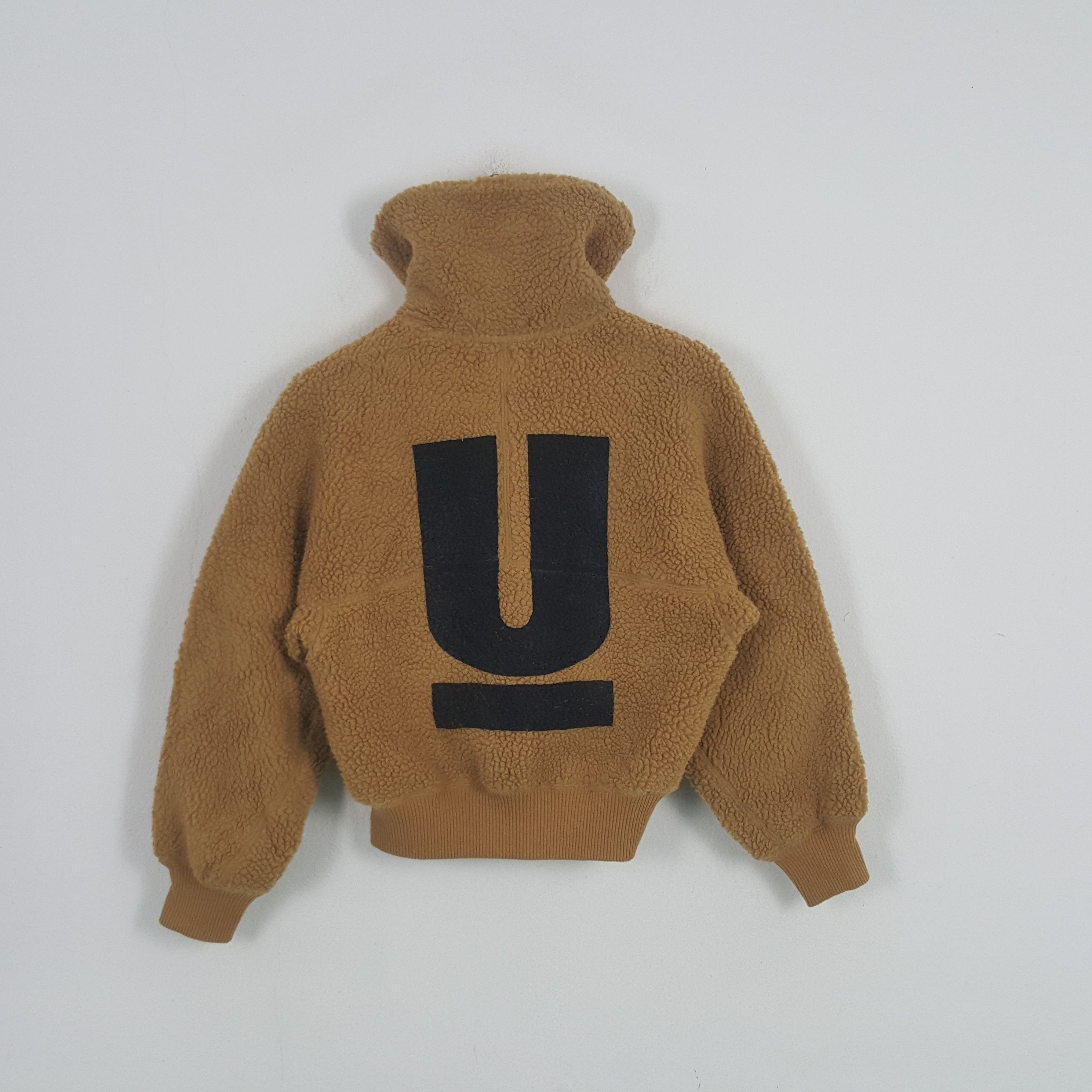 GU × Undercover × Vintage Vintage Uniqlo U Turtleneck Custom Big U Sherpa Jacket Size US XS / EU 42 / 0 - 1 Thumbnail