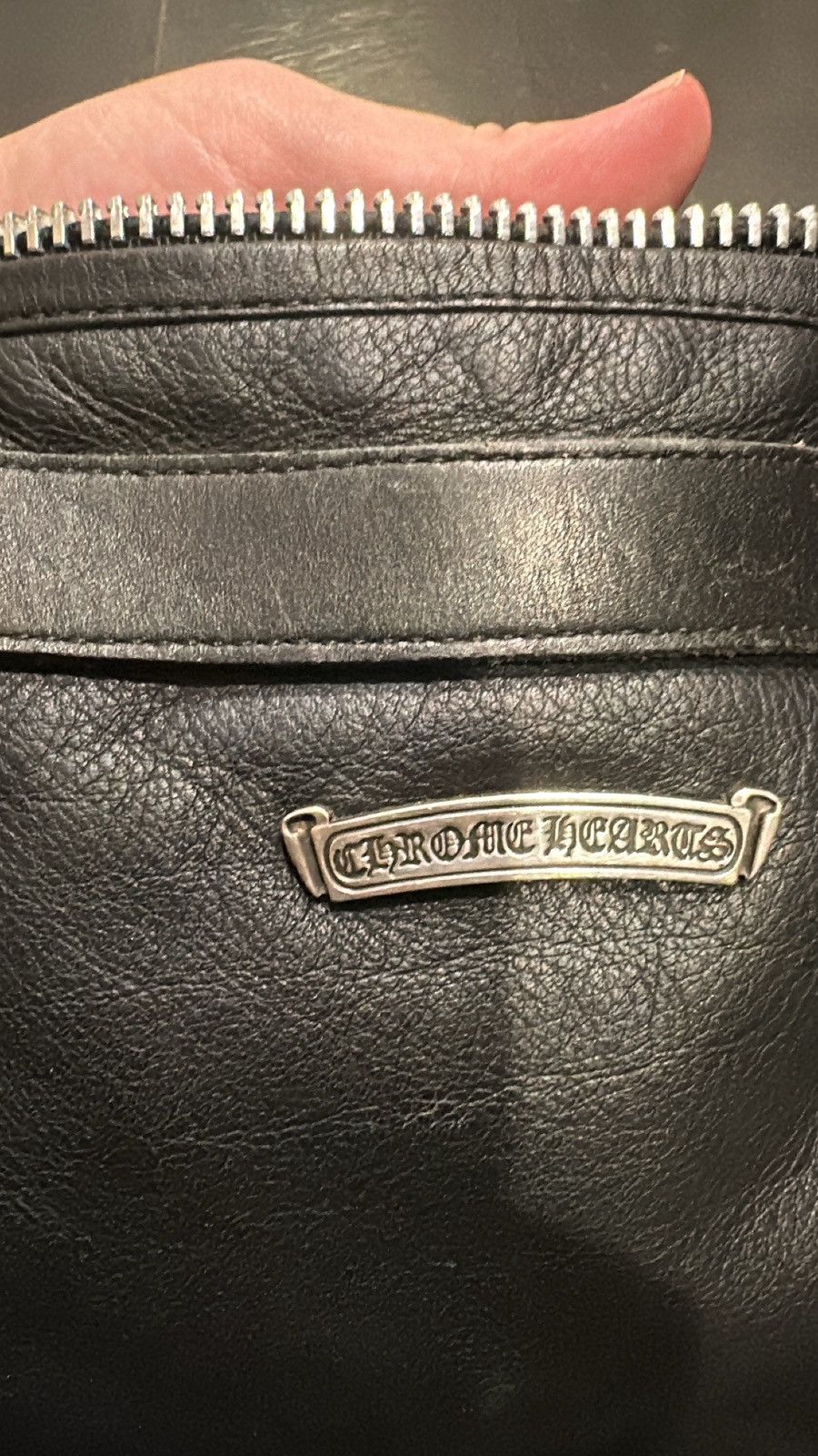 Chrome Hearts Chrome Hearts XL Duffle Bag Black Leather Crosses Luggage Size ONE SIZE - 11 Thumbnail
