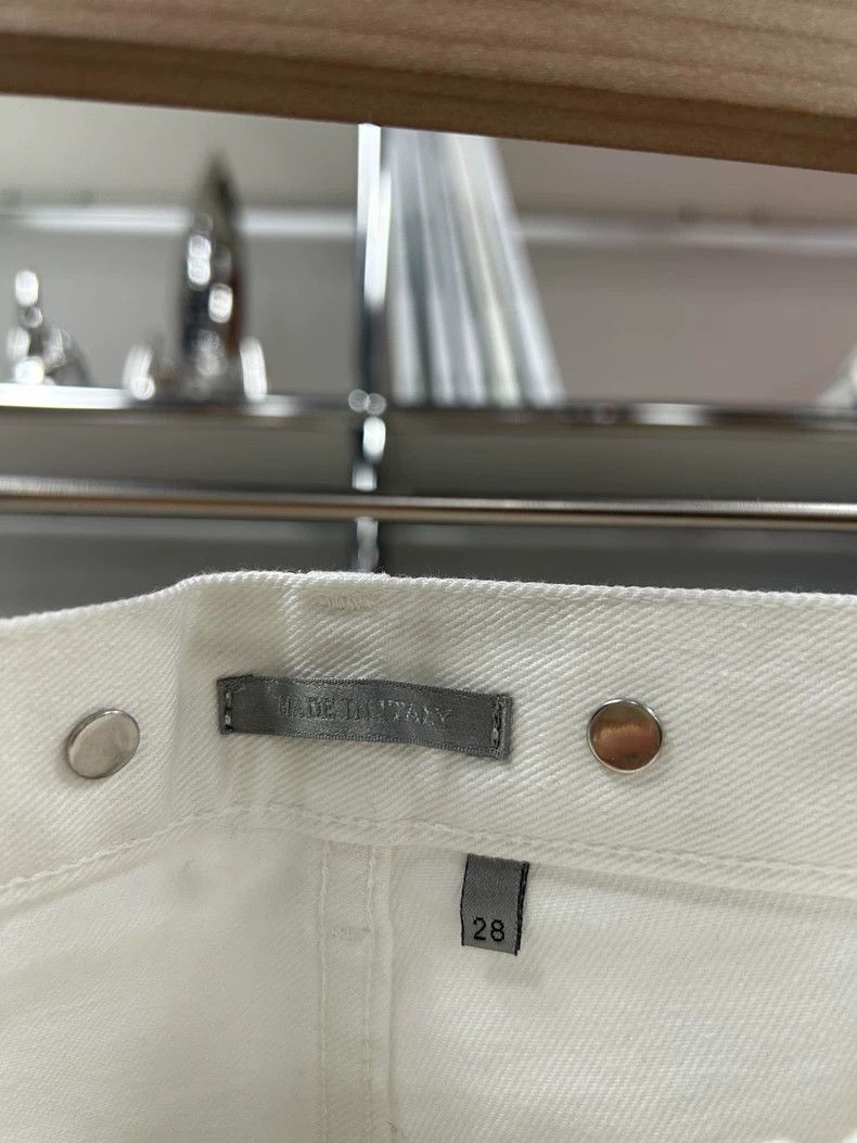 Dior Dior Embroidered little bee white jeans 2501-Nextarrow Size US 28 / EU 44 - 8 Thumbnail