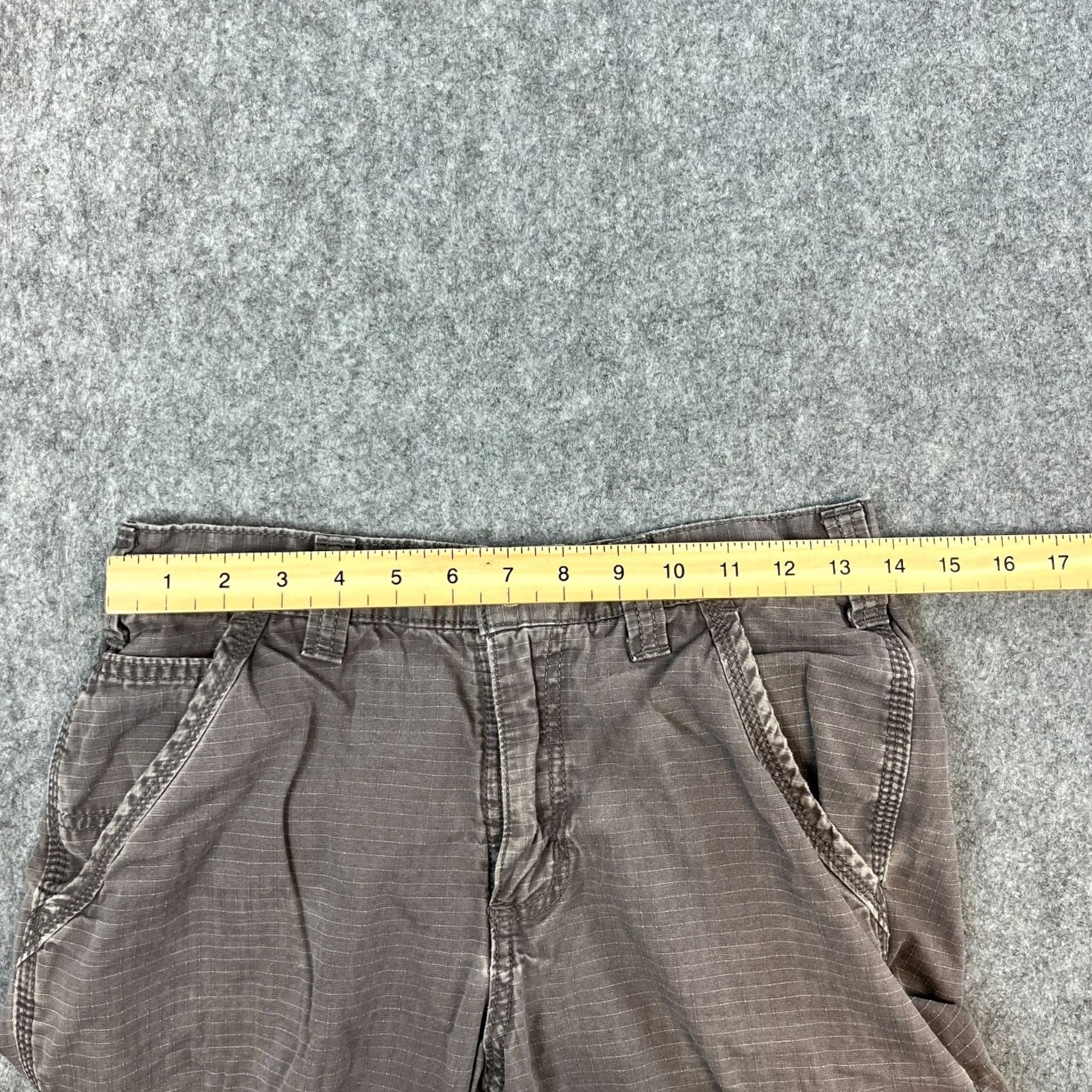 Carhartt Carhartt Mens Cargo Trousers Pants Relaxed Fit 28 Grey Ripstop Combat Utility Canvas 5-Pocket Dry? No. Size US 28 / EU 44 - 6 Thumbnail
