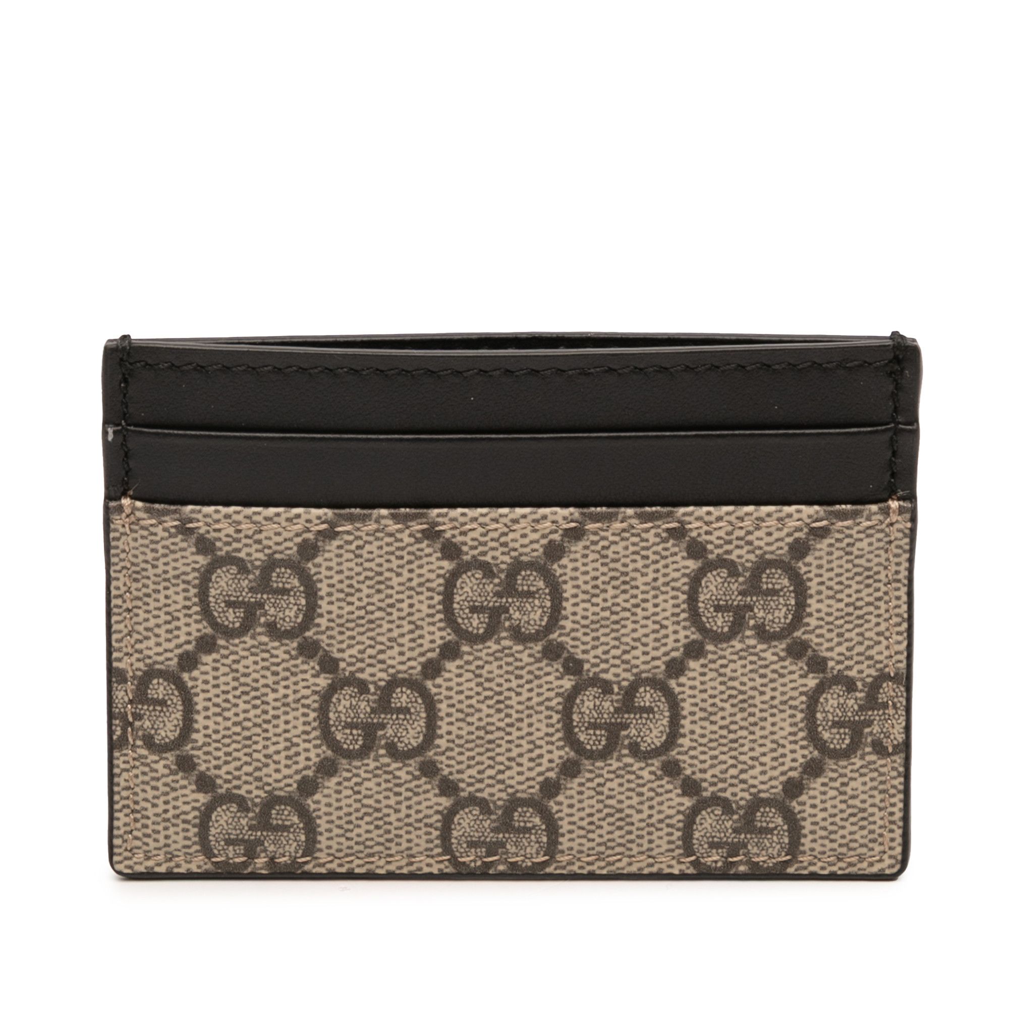 Gucci Gucci GG Supreme Card Holder Size ONE SIZE - 1 Thumbnail
