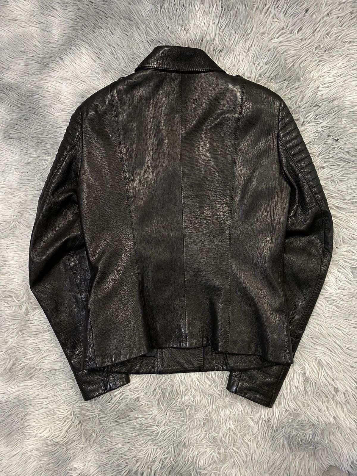 Leather × Vintage Adriana Donna Black Snake Leather Jacket M Size US M / EU 48-50 / 2 - 5 Thumbnail