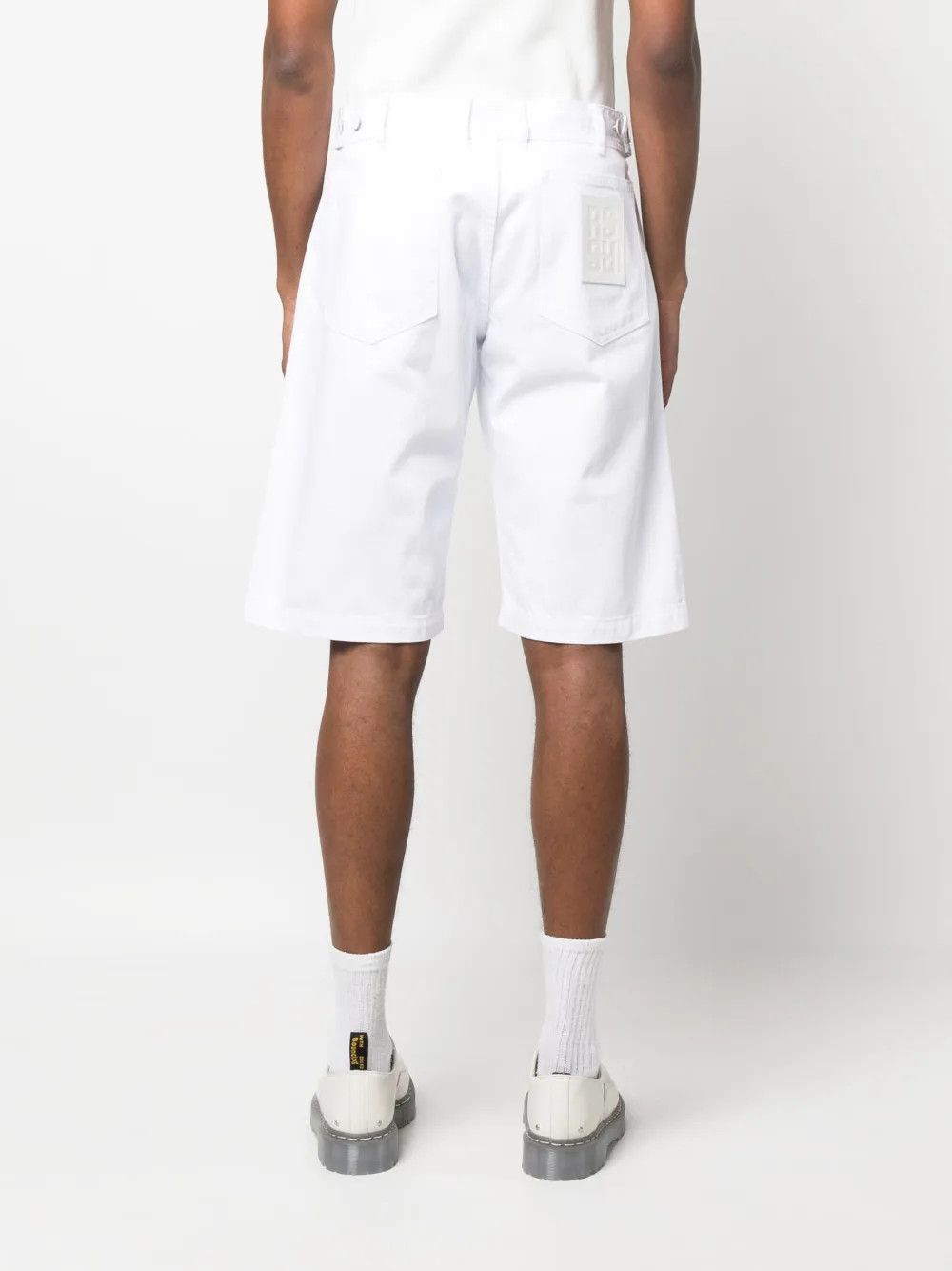 Raf Simons o1y0325 Denim Short in White Size US 32 / EU 48 - 3 Thumbnail