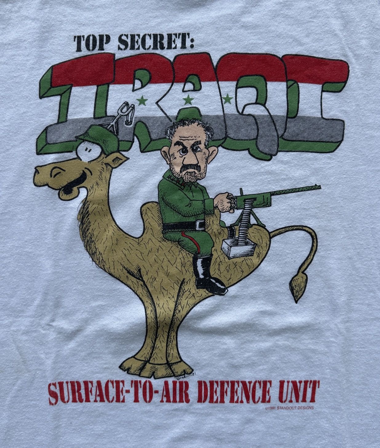 Vintage *VINTAGE* 1991 Top Secret Iraqi Tee Size US M / EU 48-50 / 2 - 2 Thumbnail