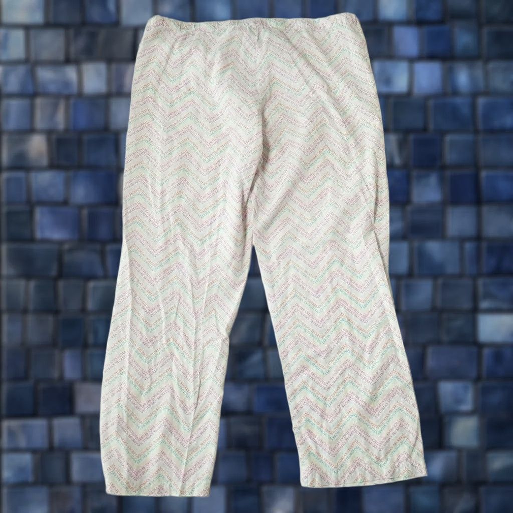 Victoria's Secret Victoria's Secret Womens Pajama Pants Chevron Multicolor Lounge M Size 32" / US 10 / IT 46 - 1 Thumbnail