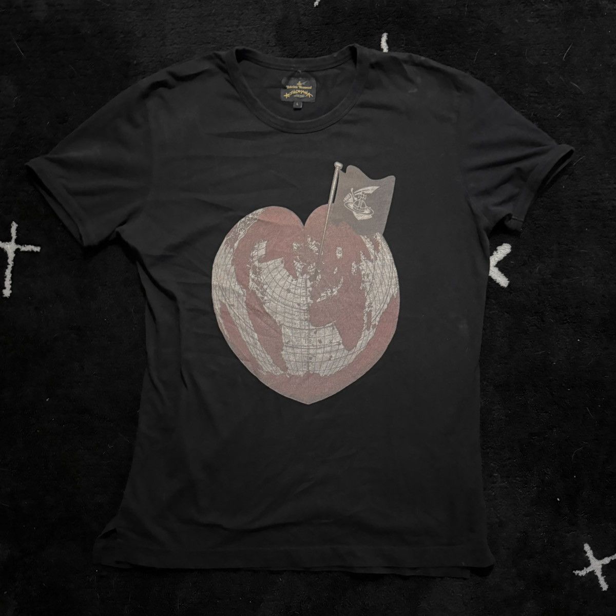 Vivienne Westwood Vivienne Westwood Lee world heart print t-shirt