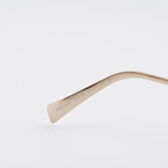 Versace Versace VE2288 1002B8 Sunglasses Gold Square Frame, Brown Size ONE SIZE - 6 Thumbnail