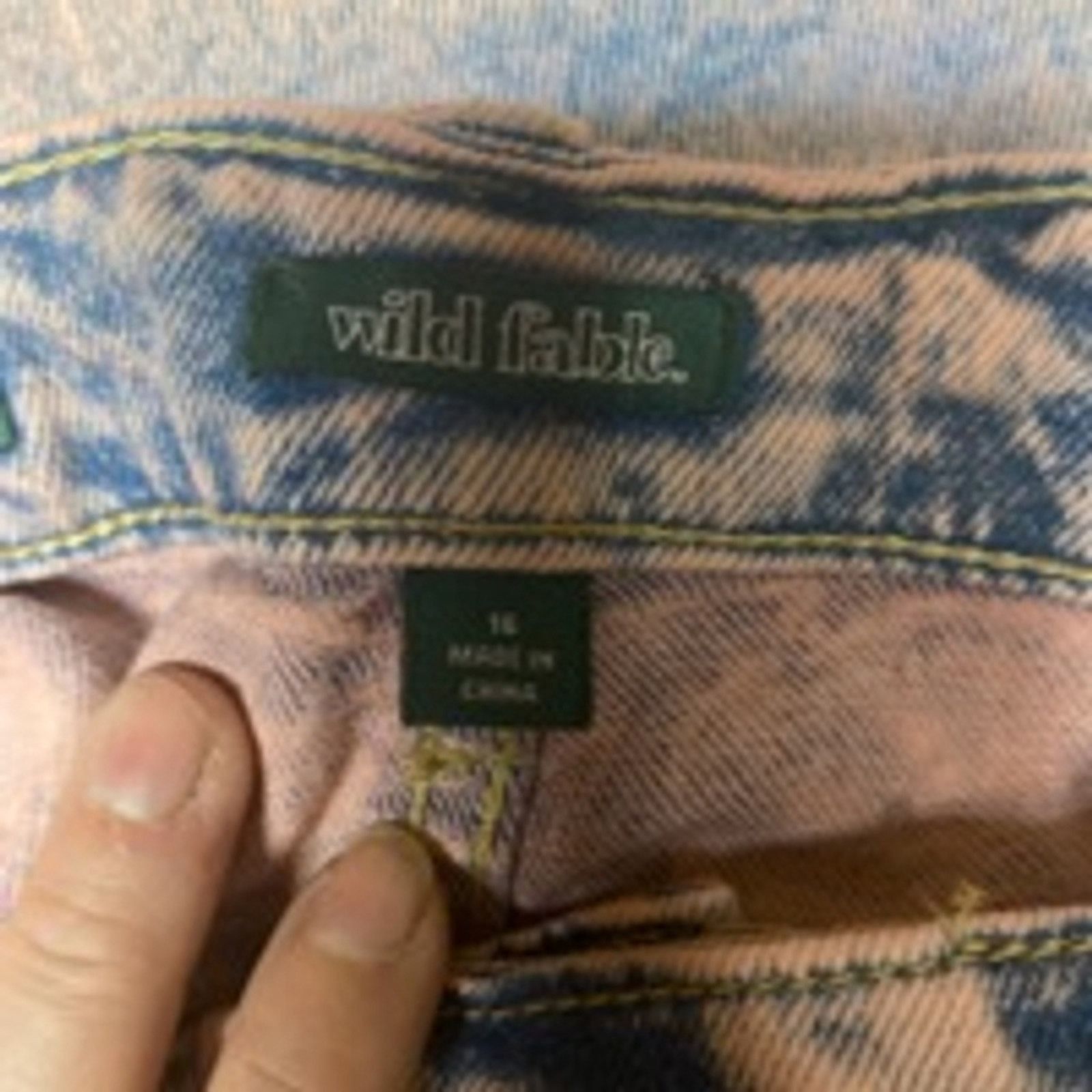 Other Y2K Acid Wash 90s Relaxed Straight Jeans Wild Fable Size 16 Size 38" / US 16 / IT 52 - 3 Thumbnail