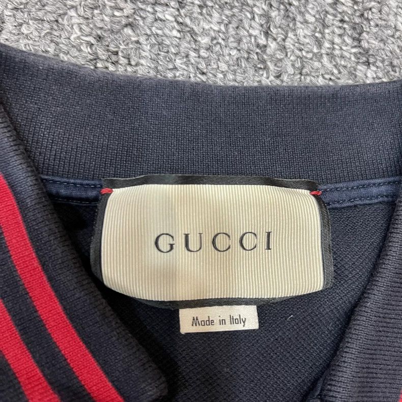 Gucci Gucci Little bee full logo short-sleeved polo shirt T-shirt Size US M / EU 48-50 / 2 - 3 Thumbnail