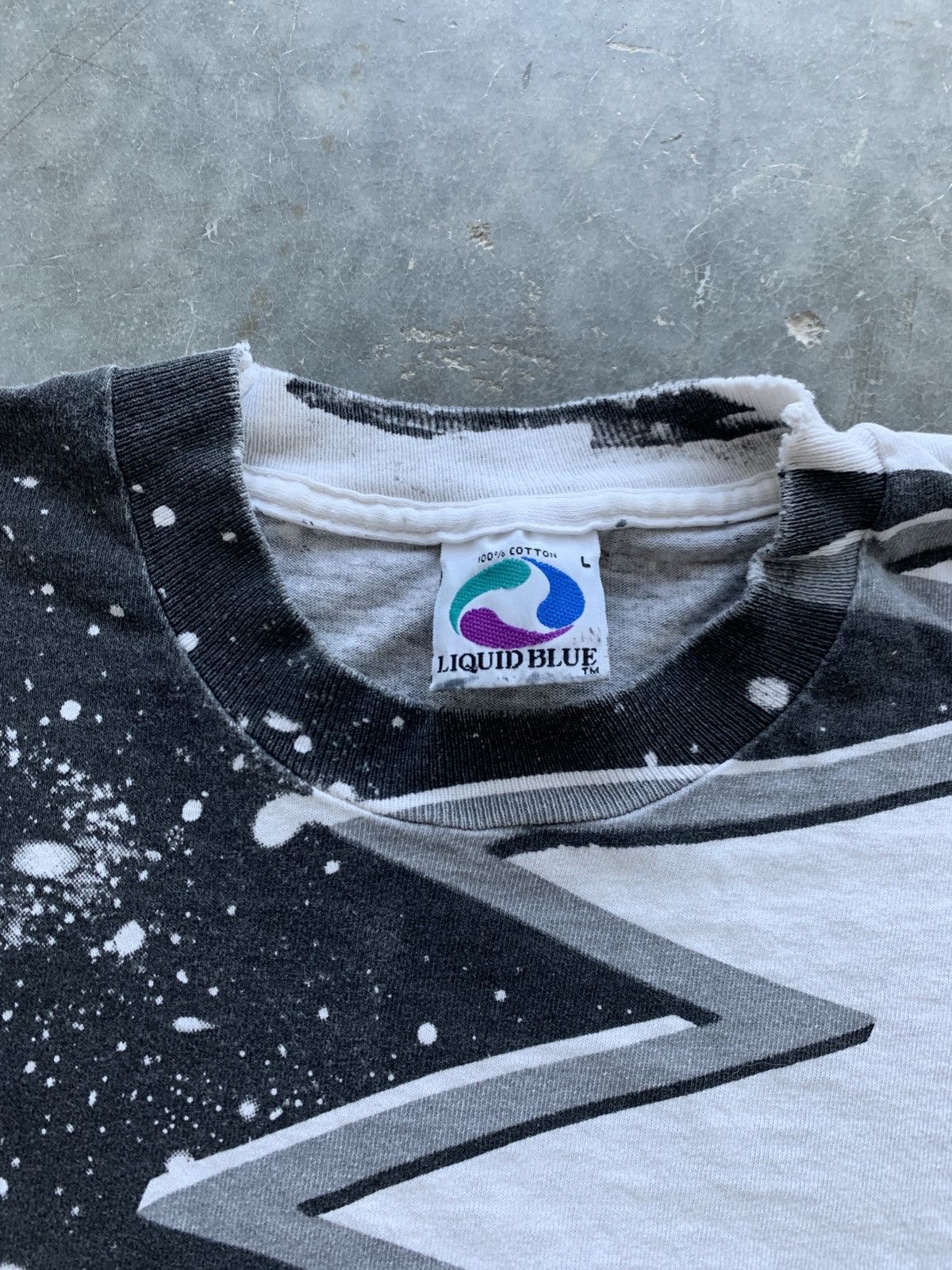 Grateful Dead × Liquid Blue × Vintage Rare Vintage 90s Liquid Blue Grateful Dead AOP West Coast Size US L / EU 52-54 / 3 - 5 Thumbnail