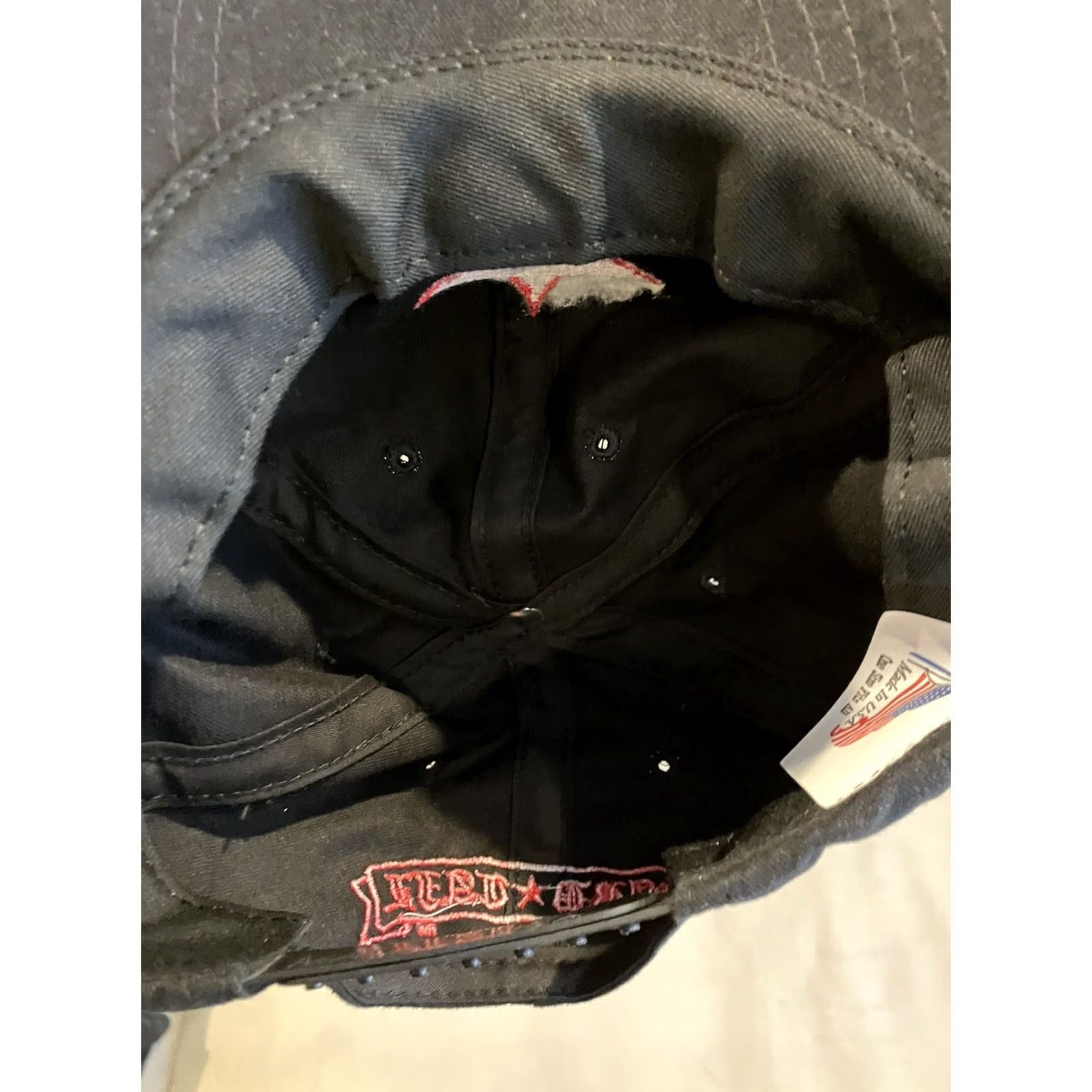 Hard Tail VINTAGE HARD TAIL Black Emroidered Baseball Cap Hat USA Made In RARE Unisex Adults One Size Size ONE SIZE - 3 Thumbnail