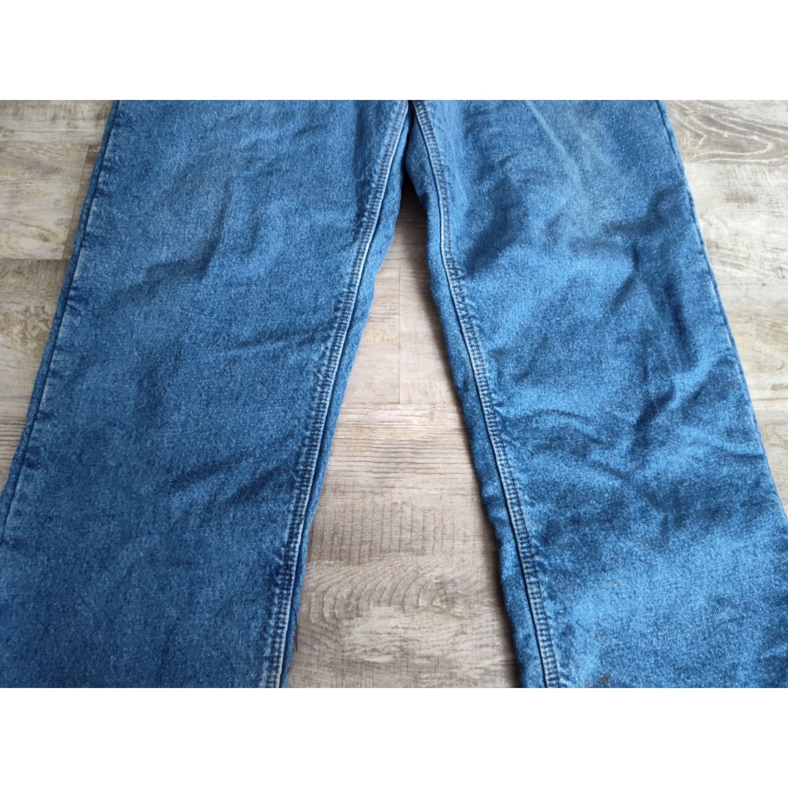 Carhartt VINTAGE Carhartt Jeans Men 40X32 Blue Denim Lined Relaxed Straight B155 DST Workwear Mens Size US 40 / EU 56 - 5 Thumbnail