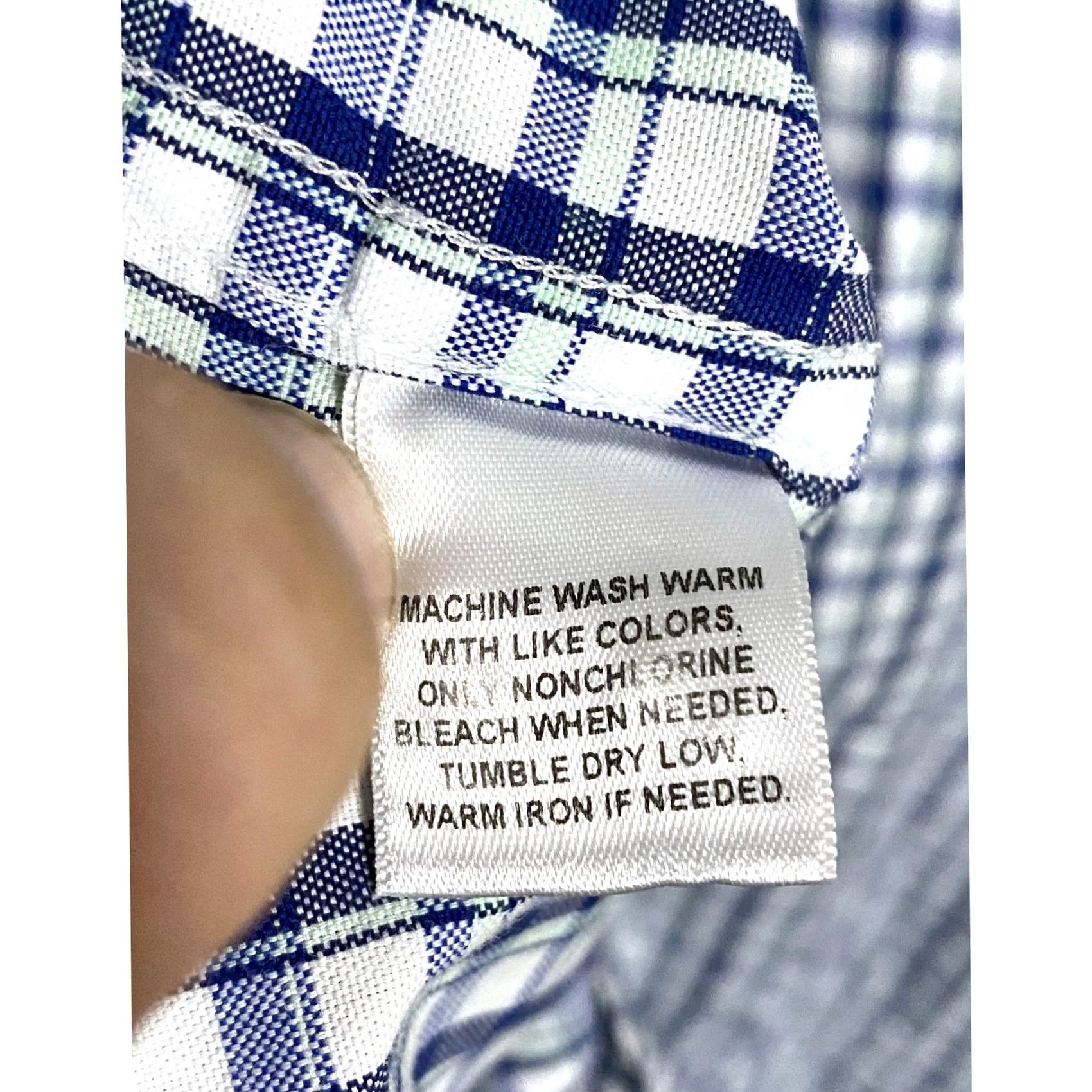 Roundtree & Yorke Roundtree & Yorke Dress Shirt Mens 2XLT Tall Plaid Button Business Casual Office Size US XXL / EU 58 / 5 - 7 Thumbnail