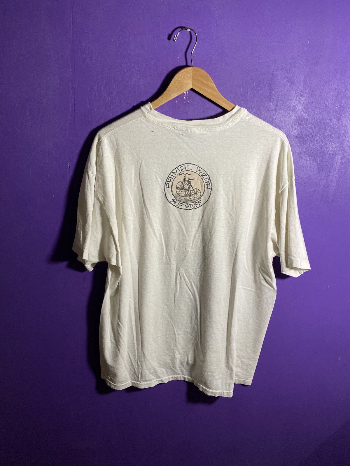 Other Vintage 90s Cow skull primal wear biker tee Size US XL / EU 56 / 4 - 2 Thumbnail