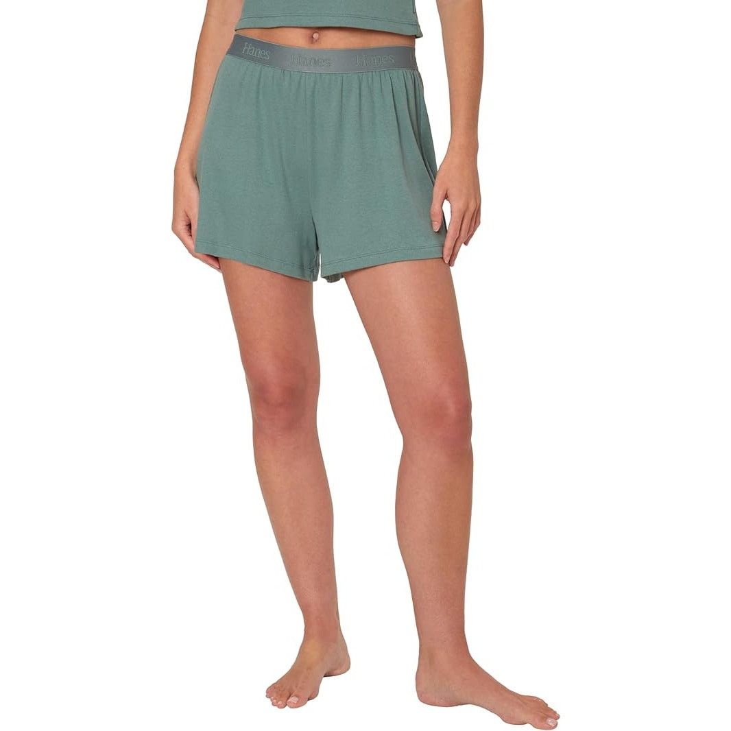 Hanes New 2 Pair Hanes Womens XS Super Soft Sleepwear Shorts Size 24" / US 00 / IT 34 - 2 Thumbnail