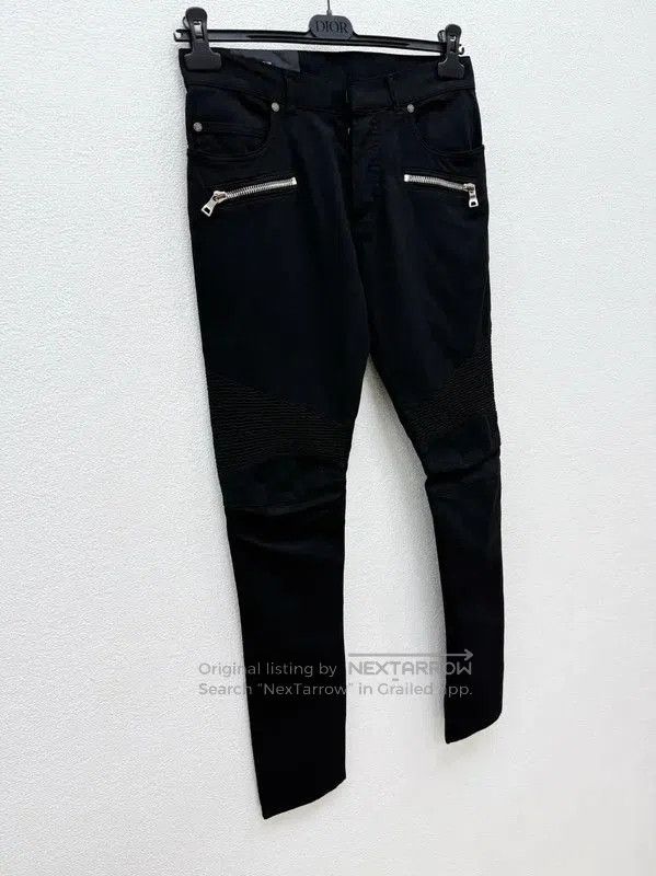 Balmain Balmain Men's Black Cotton Casual Pants . Size US 26 / EU 42 - 2 Thumbnail