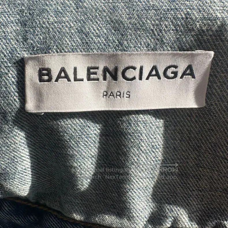 Balenciaga Balenciaga Swing Denim Jacket. Size XS / US 0-2 / IT 36-38 - 6 Thumbnail
