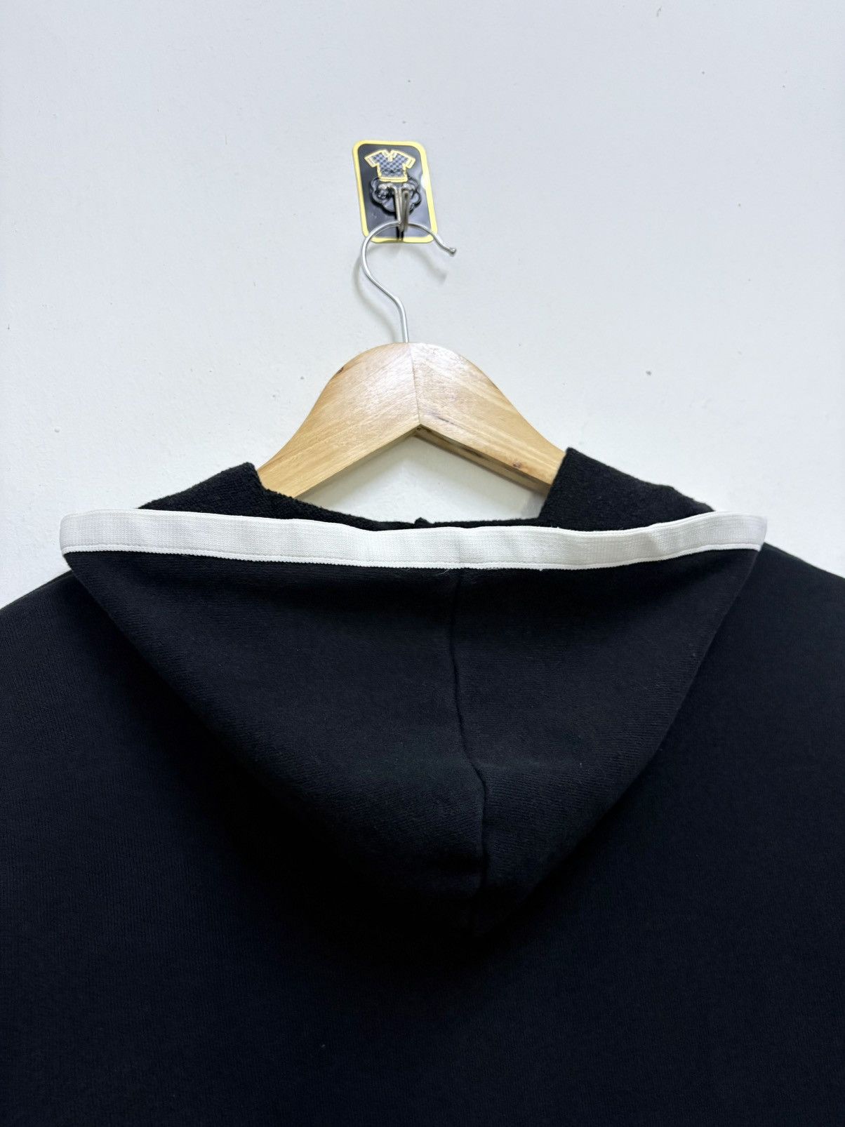 Courreges Vintage 90's Courreges 21 Black Hoodie Zipper Size M / US 6-8 / IT 42-44 - 9 Thumbnail