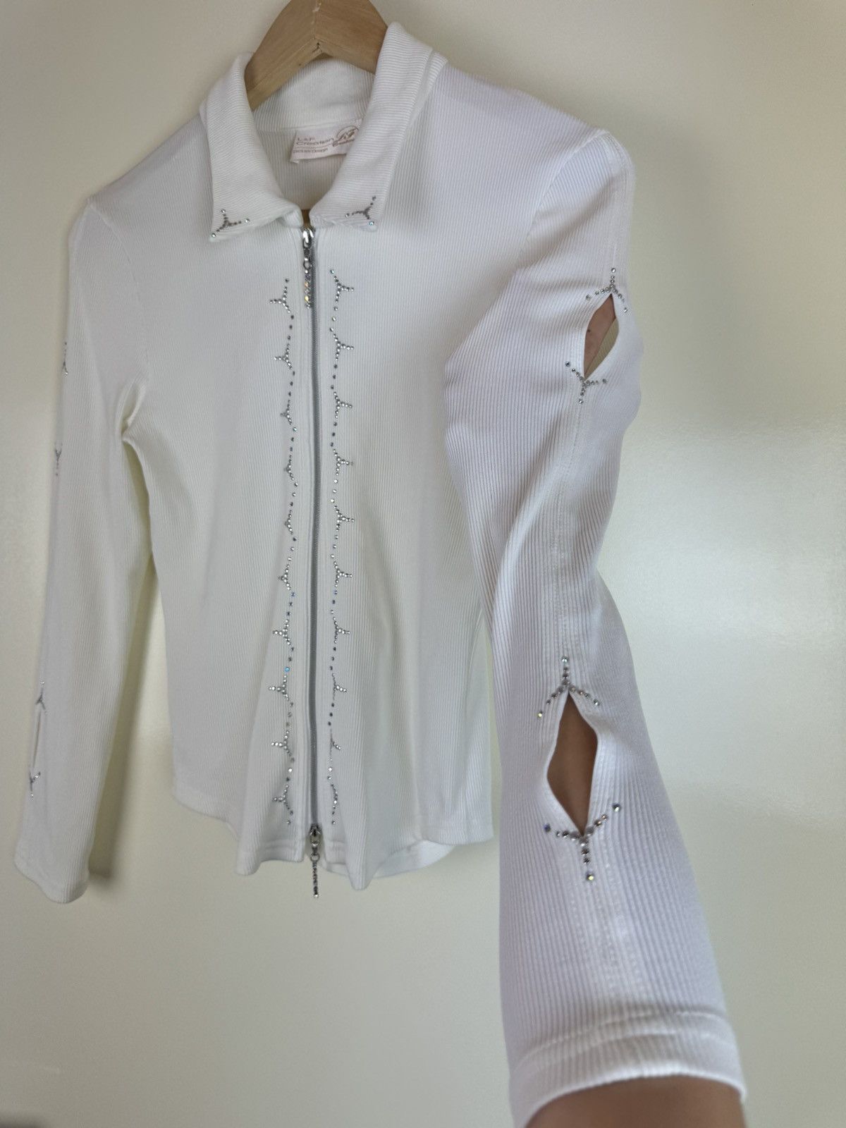 Vintage L&F Creation Swarovski Rib long sleeve Y2K opium Gaultier Size M / US 6-8 / IT 42-44 - 11 Thumbnail