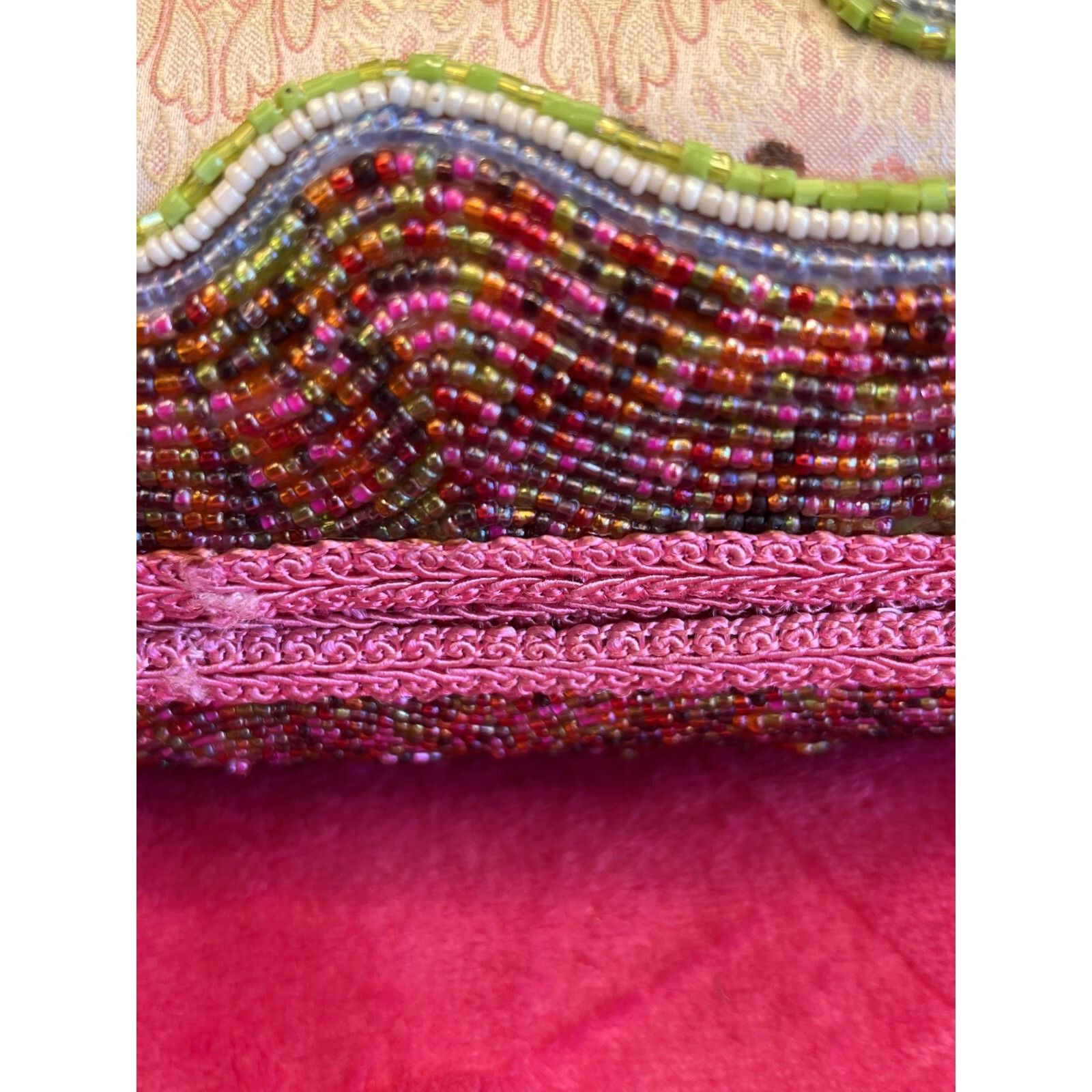 Mary Frances Mary Frances Beaded Floral Handbag With Intricate Embroidery Size ONE SIZE - 12 Thumbnail