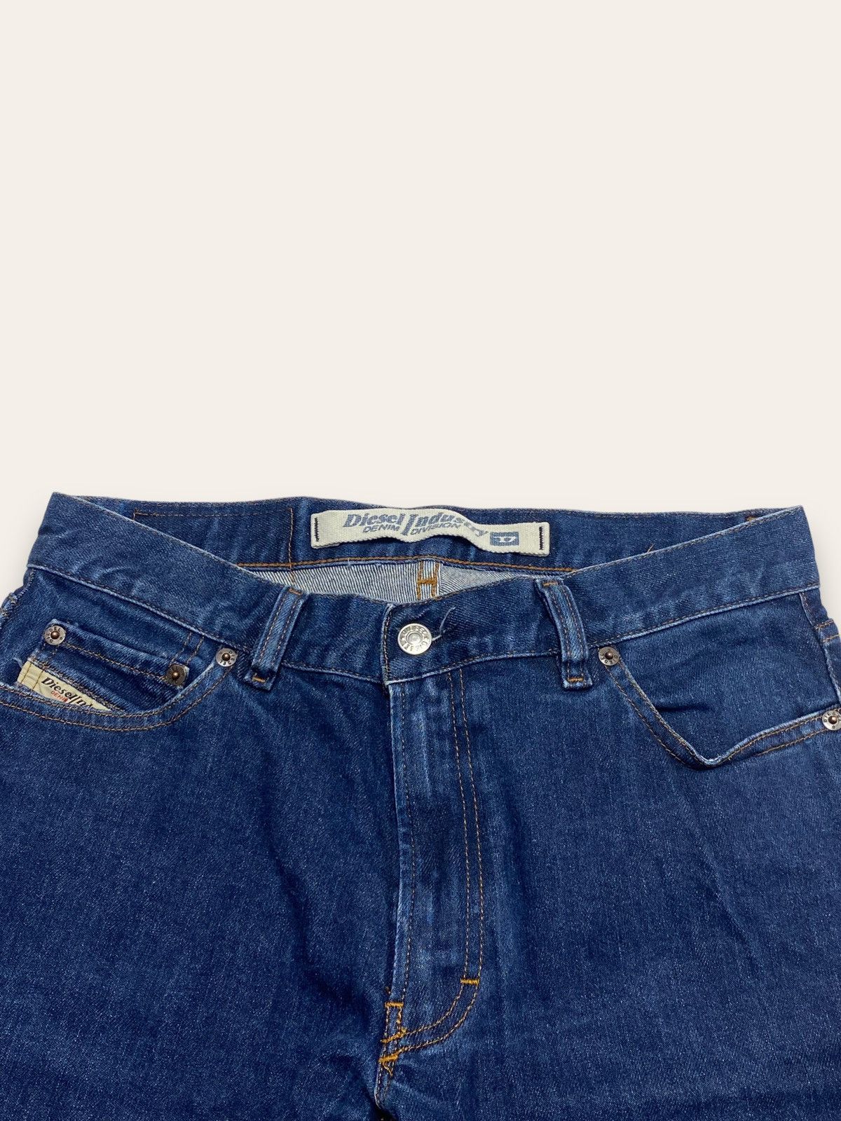 Diesel Vintage DIESEL Deep Blue Jeans Made In Italy Size US 31 - 5 Thumbnail