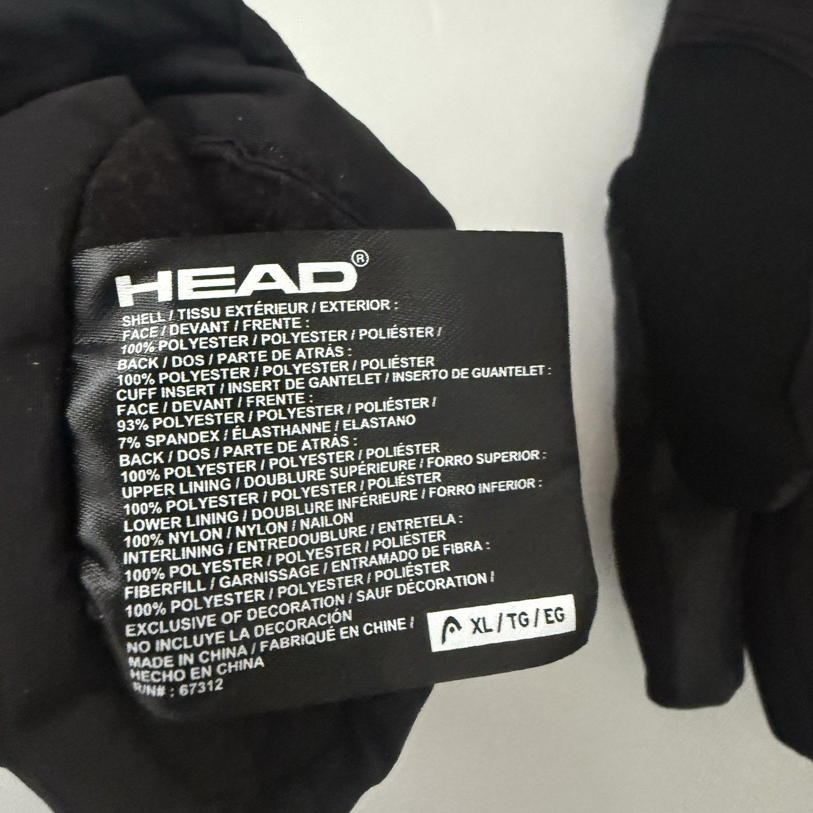 Other HEAD Sensatec Windproof Waterproof Hybrid Gloves Ski Snow Size ONE SIZE - 4 Thumbnail