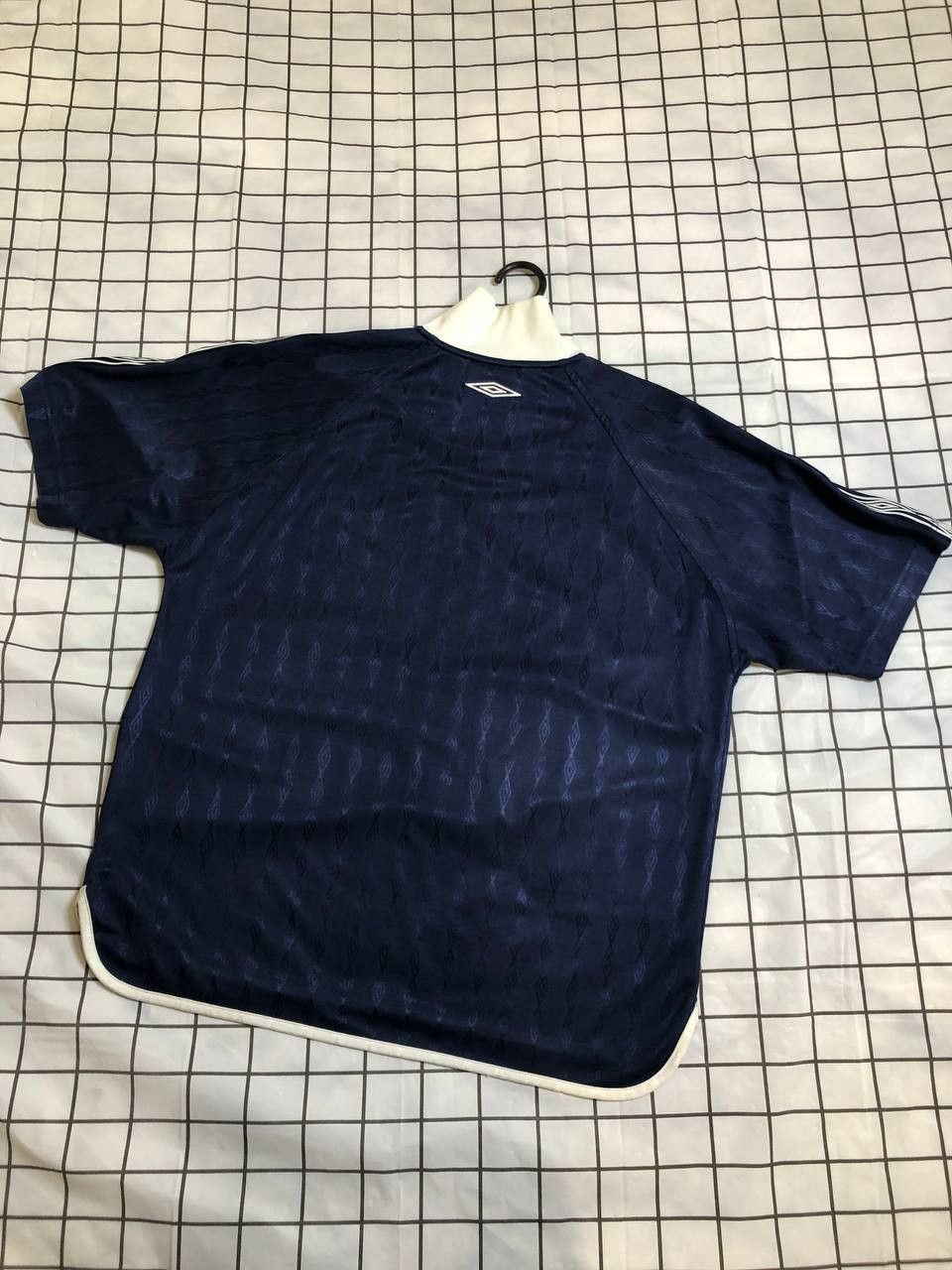 Umbro Vintage Umbro Monogram Football Soccer t shirt Size US L / EU 52-54 / 3 - 18 Thumbnail