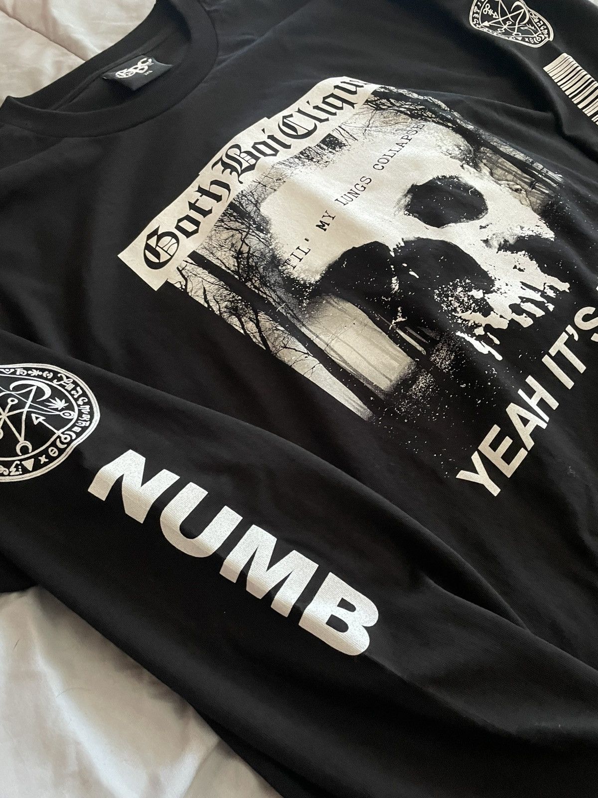 GOTHBOICLIQUE × Lil Peep GBC NUMB LONGSLEEVE “THRAXXHOUSE” rip