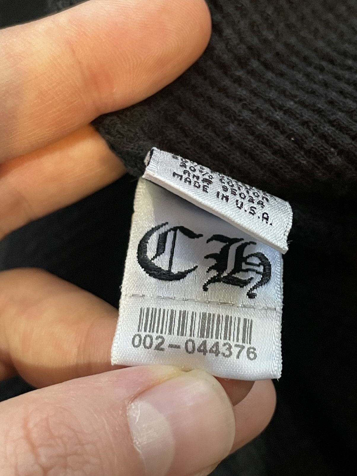 Chrome Hearts Vintage Chrome Hearts Zip Up Thermal Hoodie Size US XL / EU 56 / 4 - 19 Thumbnail
