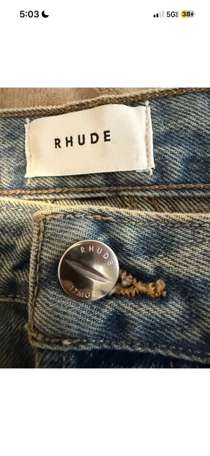 Rhude Rhude Doodle Jeans Size US 32 / EU 48 - 4 Thumbnail