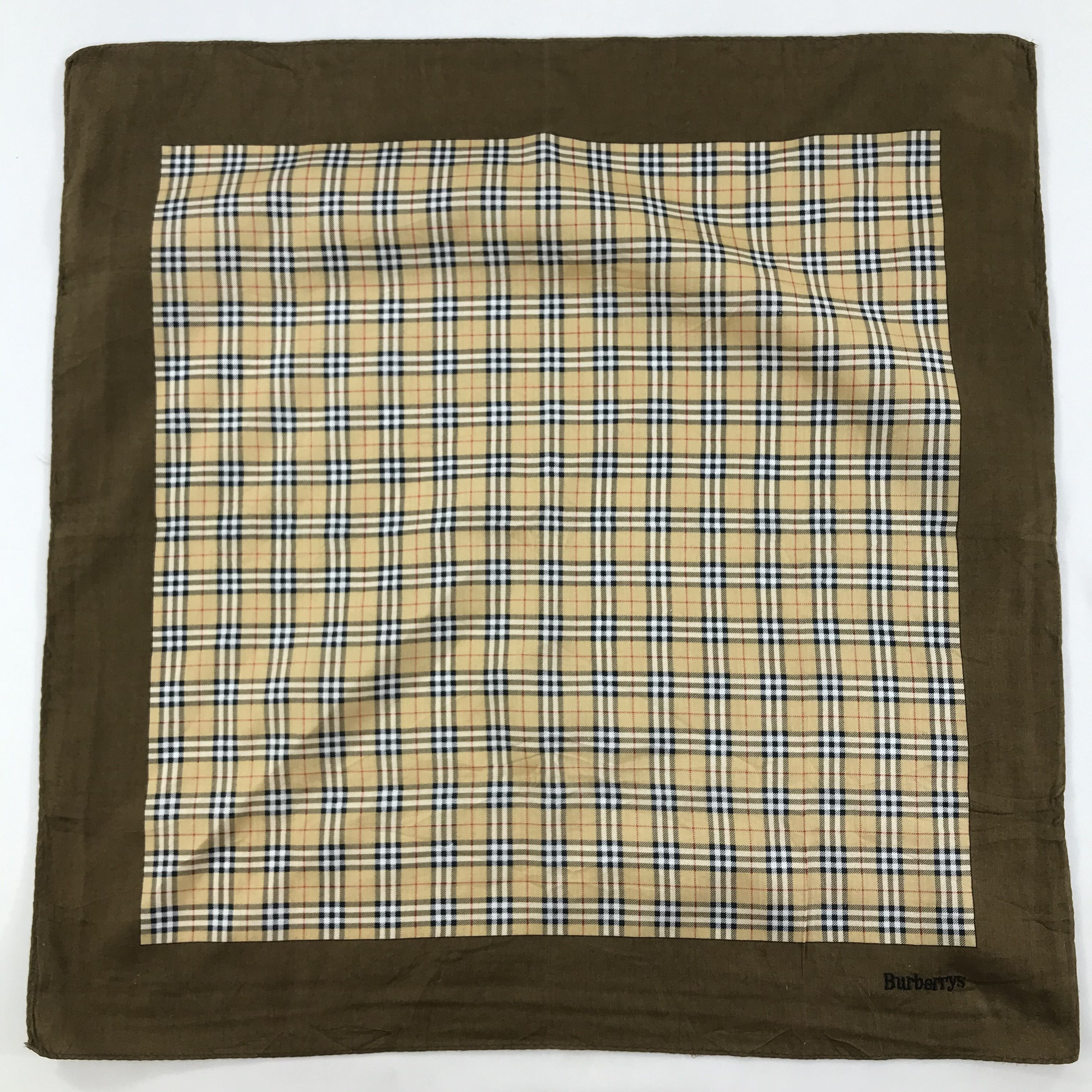 Burberry × Vintage Kenzo Bandana / Handkerchief / Neckerchief - S1578 Size ONE SIZE - 1 Thumbnail