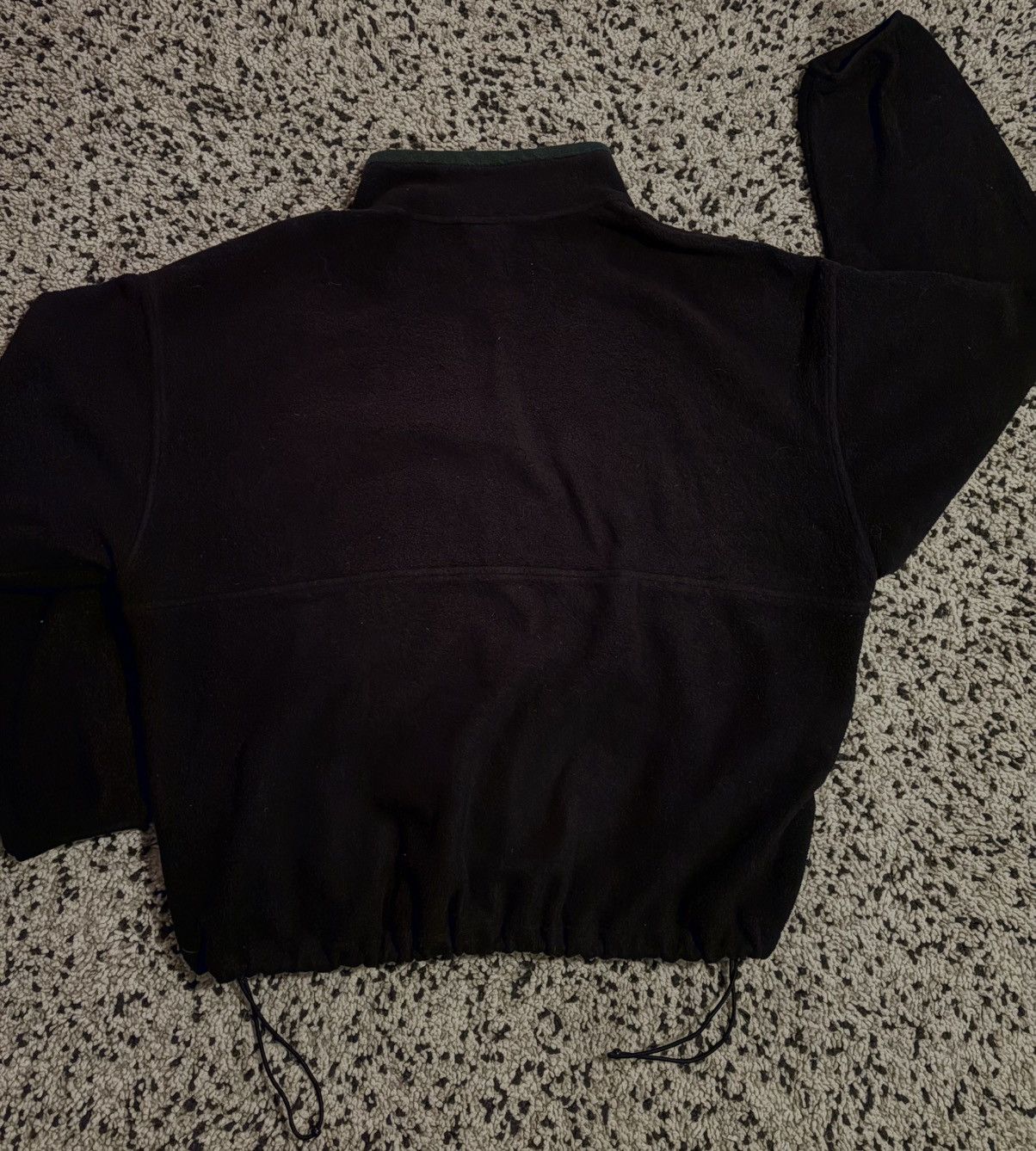 Timberland × Vintage Vintage Black Timberland Fleece Jacket with green collar Size US XL / EU 56 / 4 - 2 Thumbnail