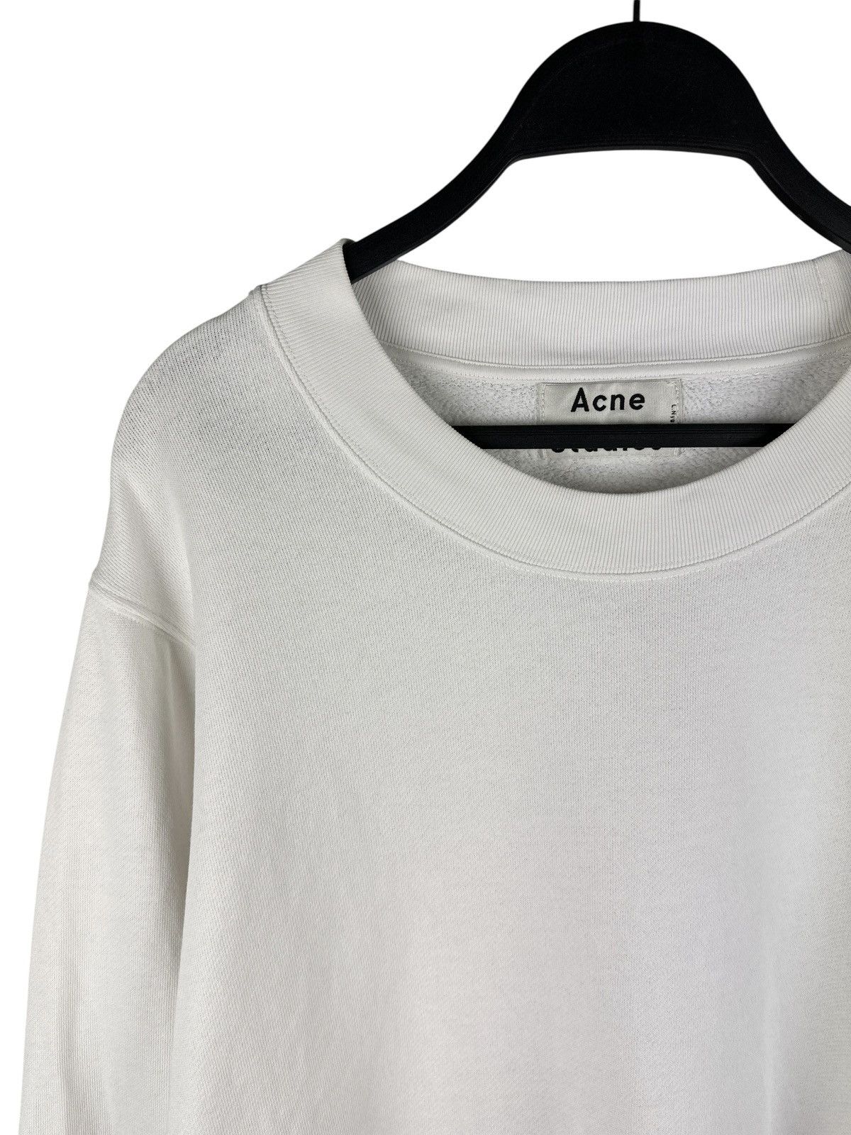Acne Studios Acne Studios Bird Z Fleece PSS14 Cropped Crewneck Sweatshirt Size S / US 4 / IT 40 - 2 Thumbnail