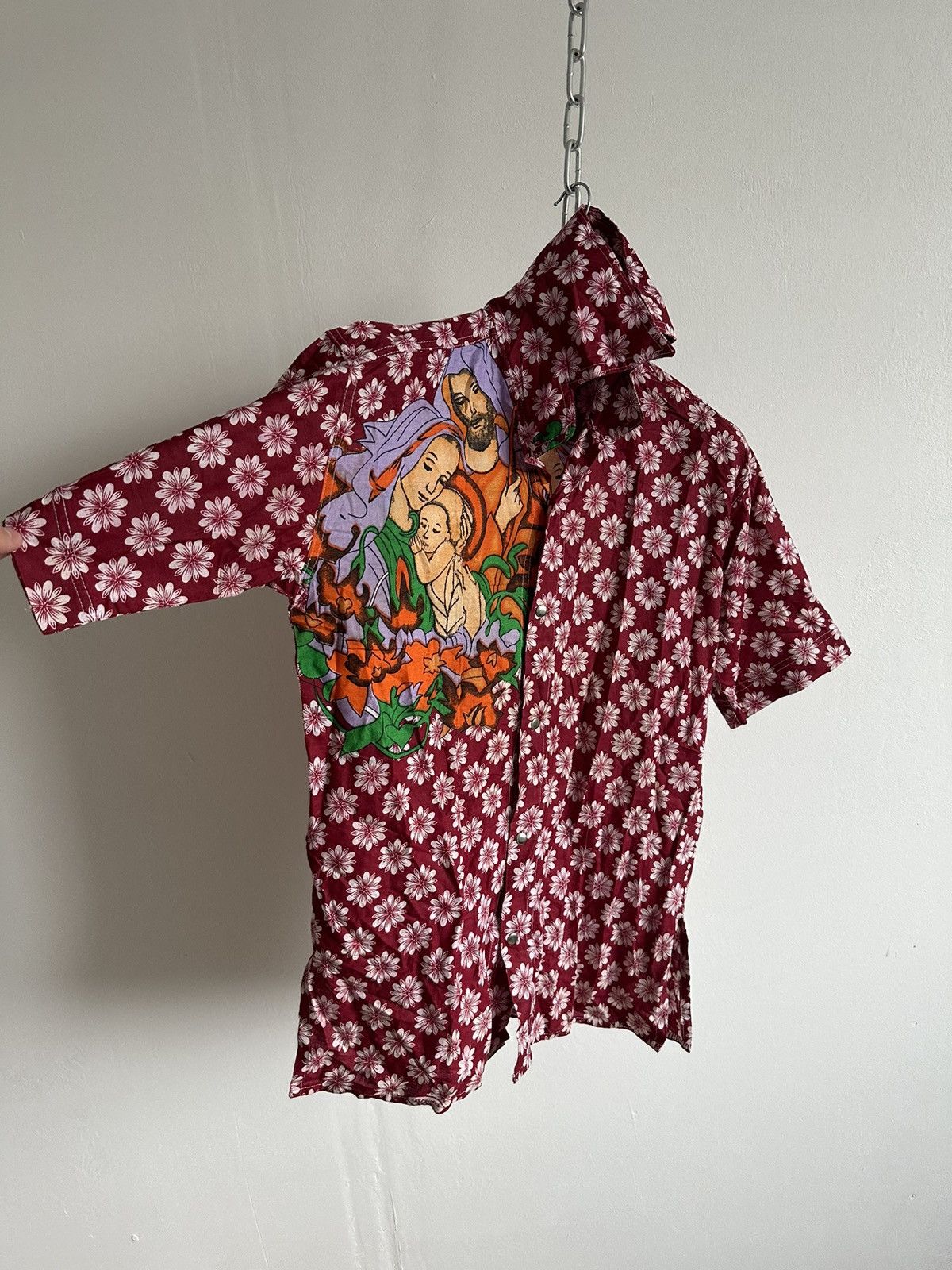 Japanese Brand Jesus Hawai shirt vintage floral print Size US L / EU 52-54 / 3 - 4 Thumbnail