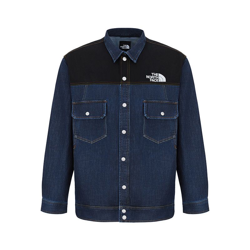 The North Face Urban Exploration CORDURA Aviator Navy DENIM JACKET Size US M / EU 48-50 / 2 - 1 Thumbnail