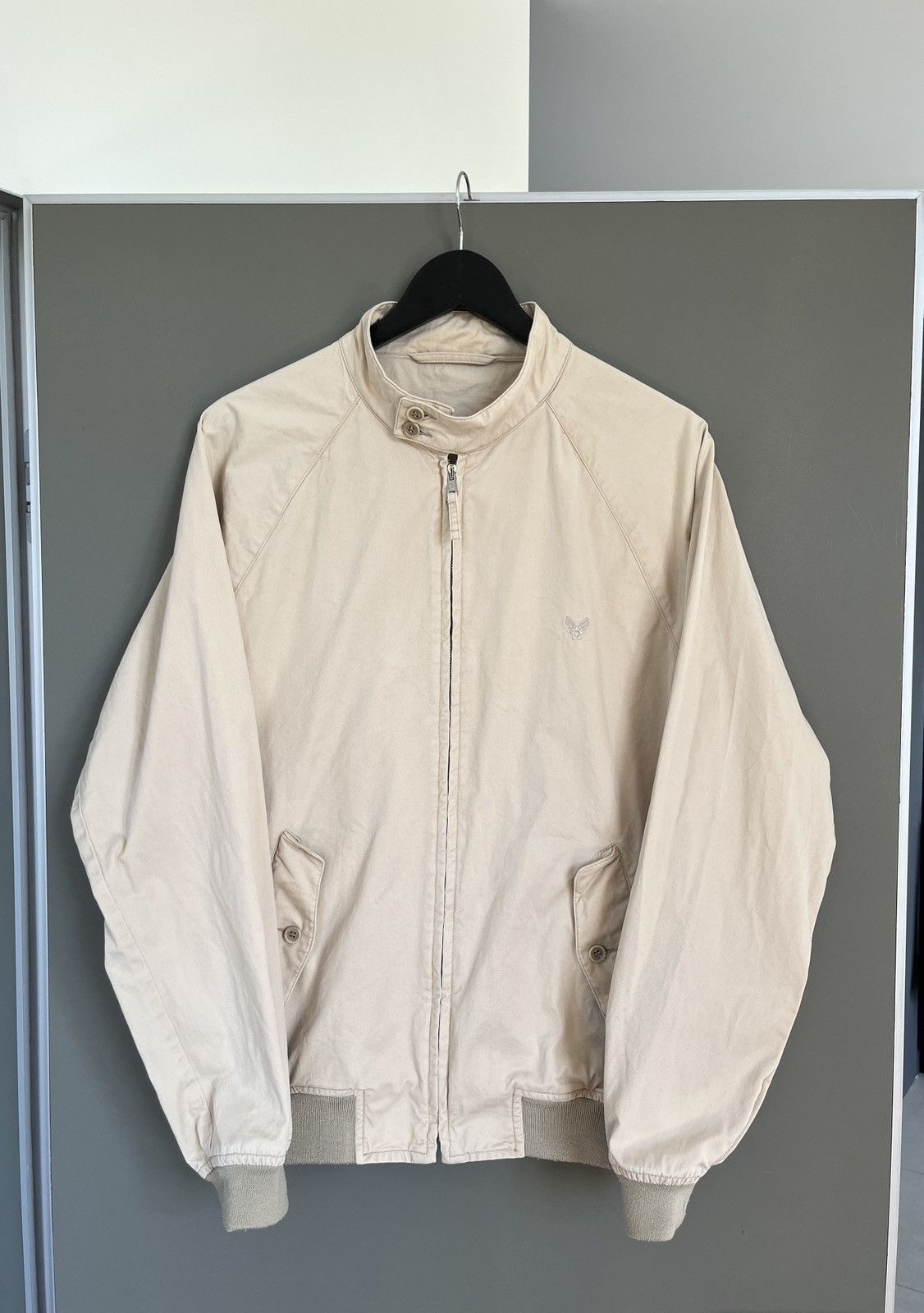 Avirex AVIREX Cotton Beige Classic Flight Bomber Jacket Size US XL / EU 56 / 4 - 2 Thumbnail