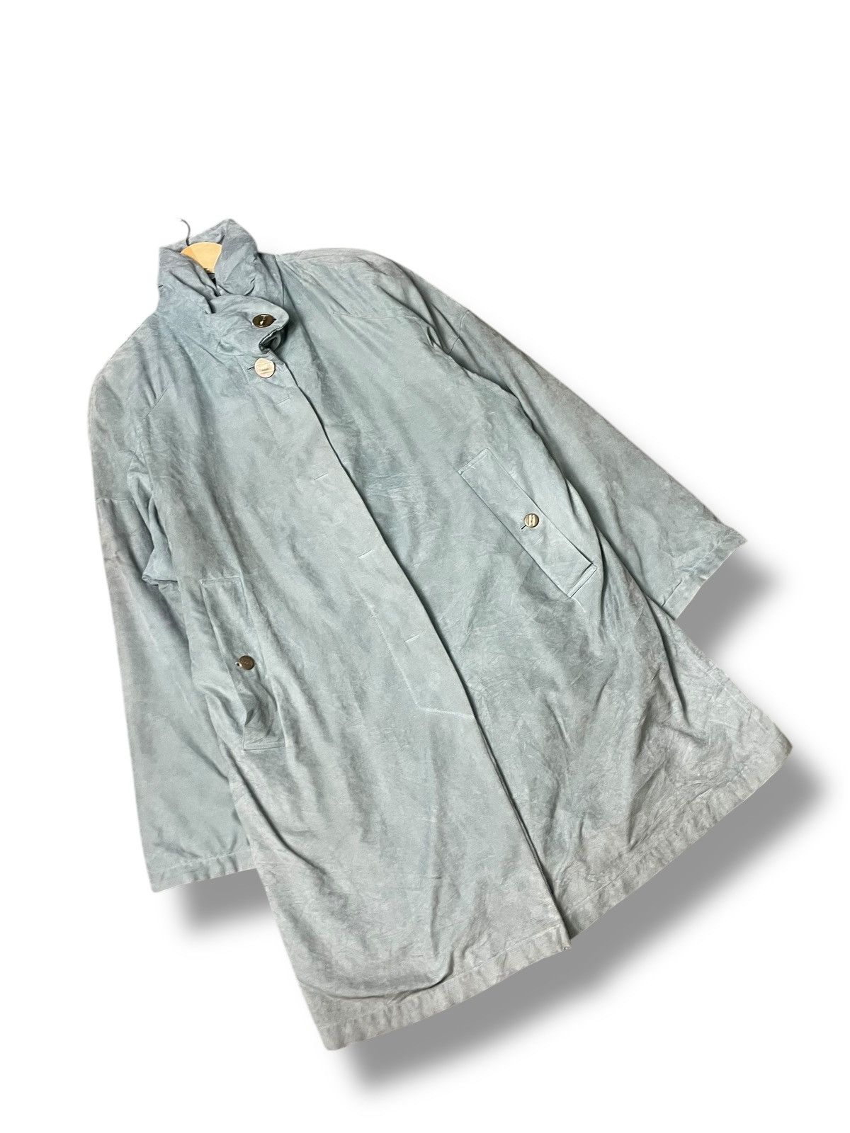 Allegri × Vintage Vintage Allegri Velvet Trench Coat (69) Size US M / EU 48-50 / 2 - 4 Thumbnail
