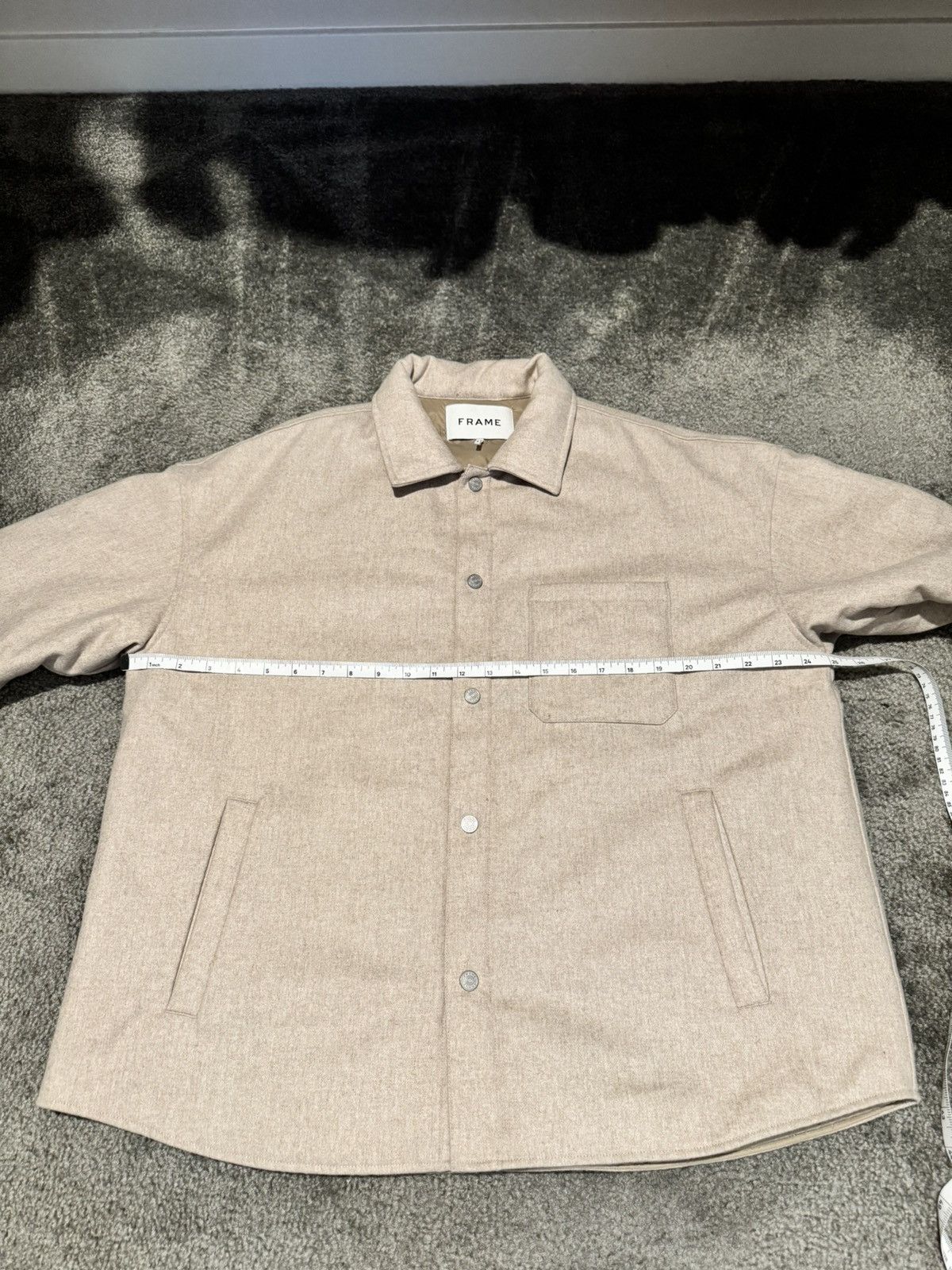 Frame Frame Wool/Cashmere Overshirt Size US M / EU 48-50 / 2 - 4 Thumbnail
